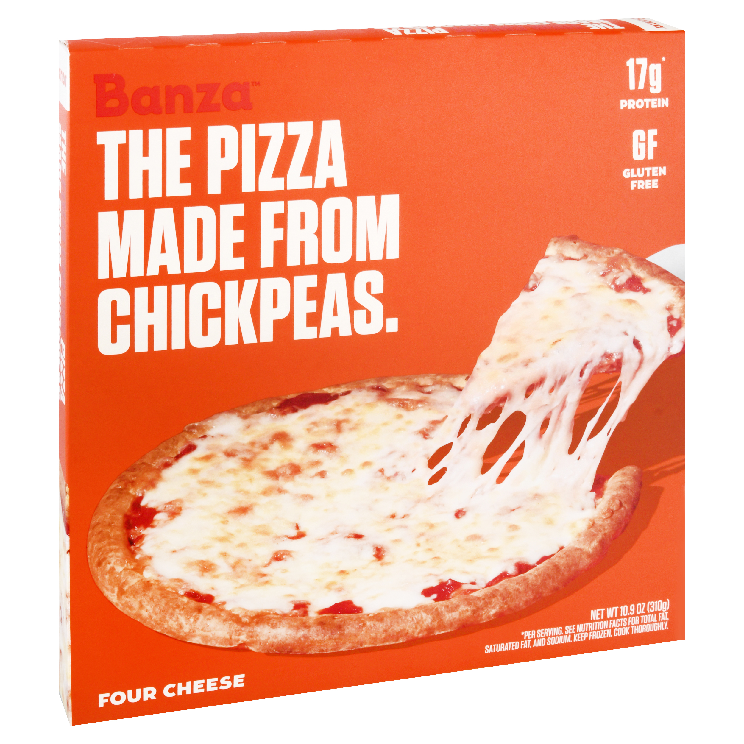 Banza Made from Chickpeas Four Cheese Pizza
