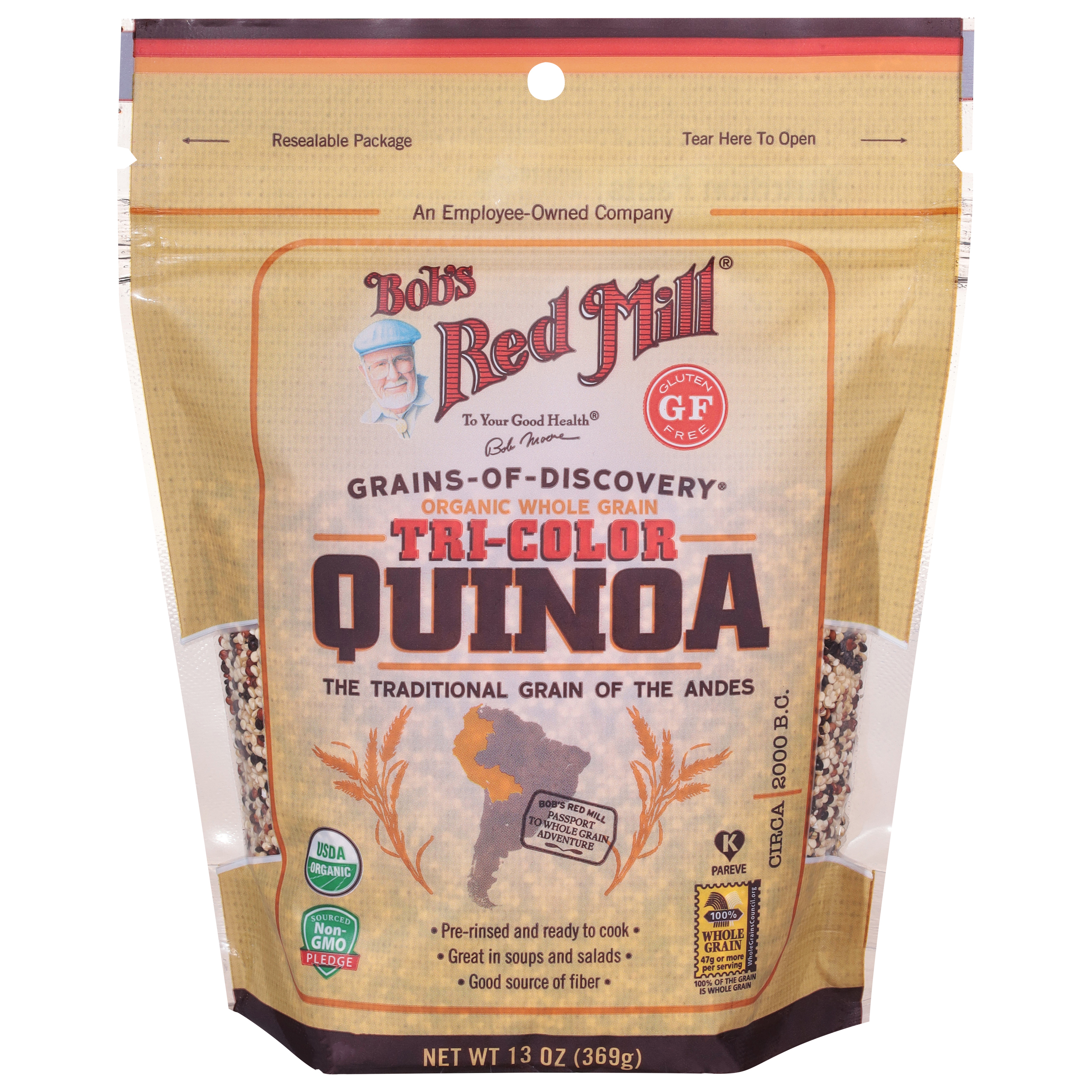 Bob's Red Mill Tri-Color Whole Grain Organic Quinoa