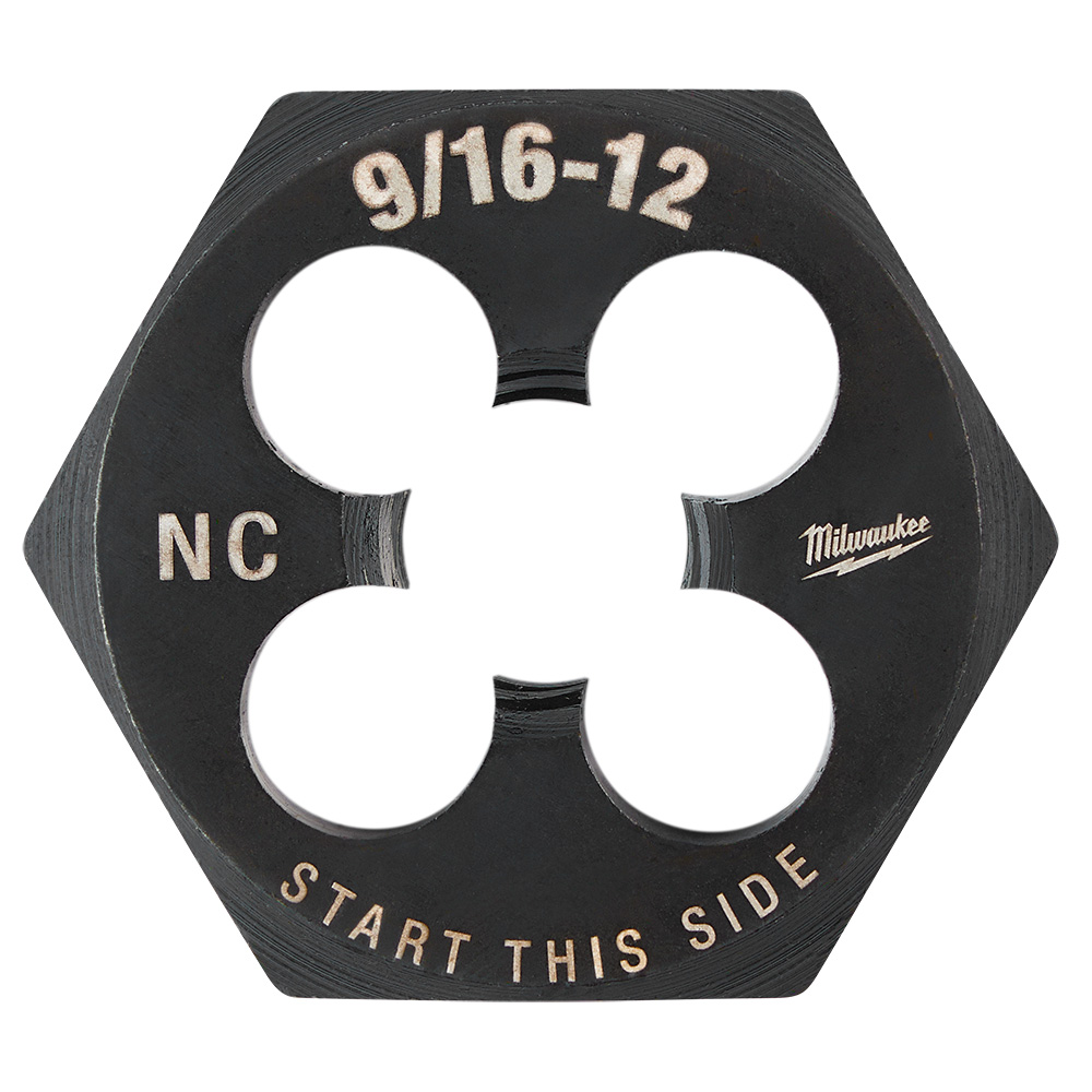 9/16"-12 NC 1-7/16" Hex Threading Die