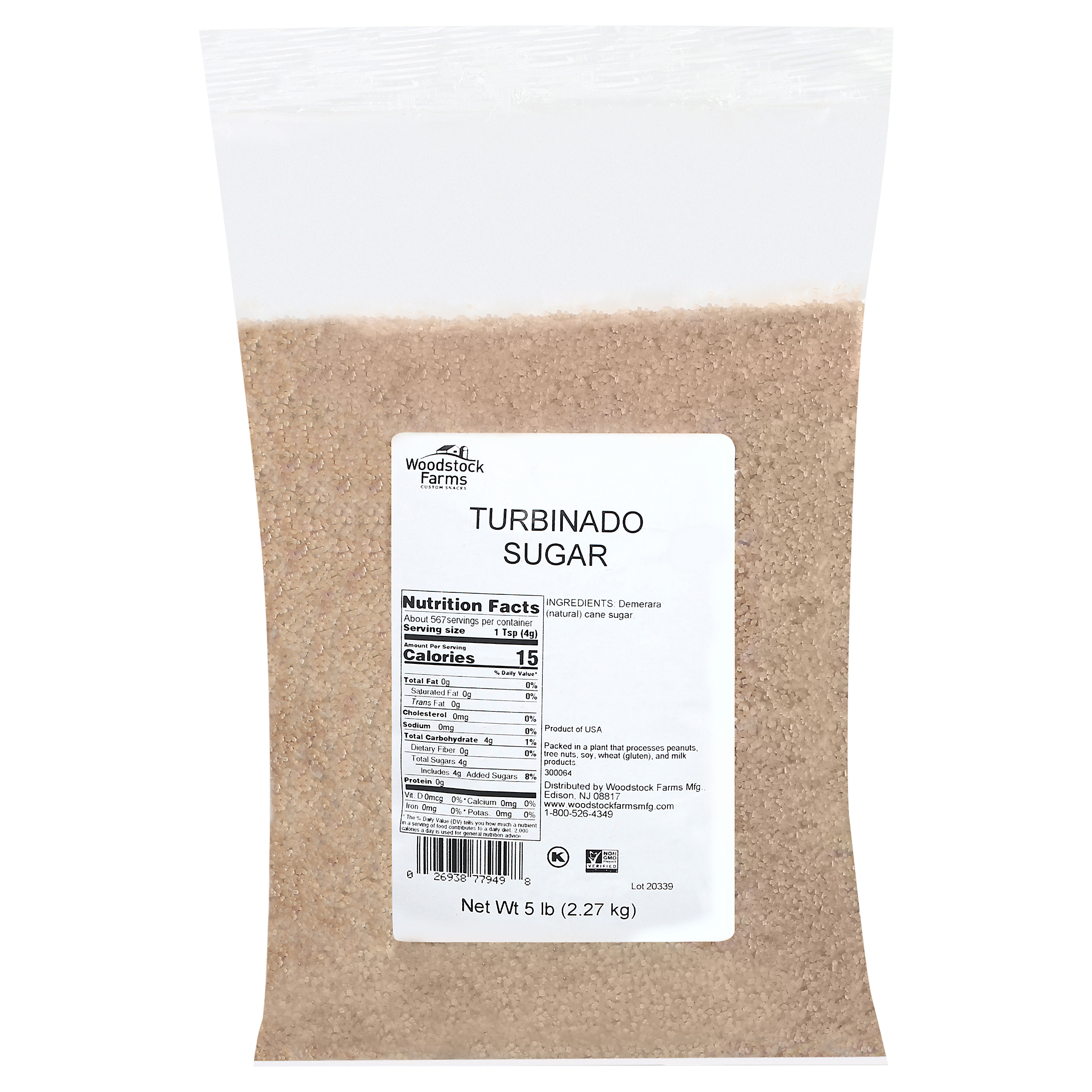 Woodstock Farms Turbinado Sugar