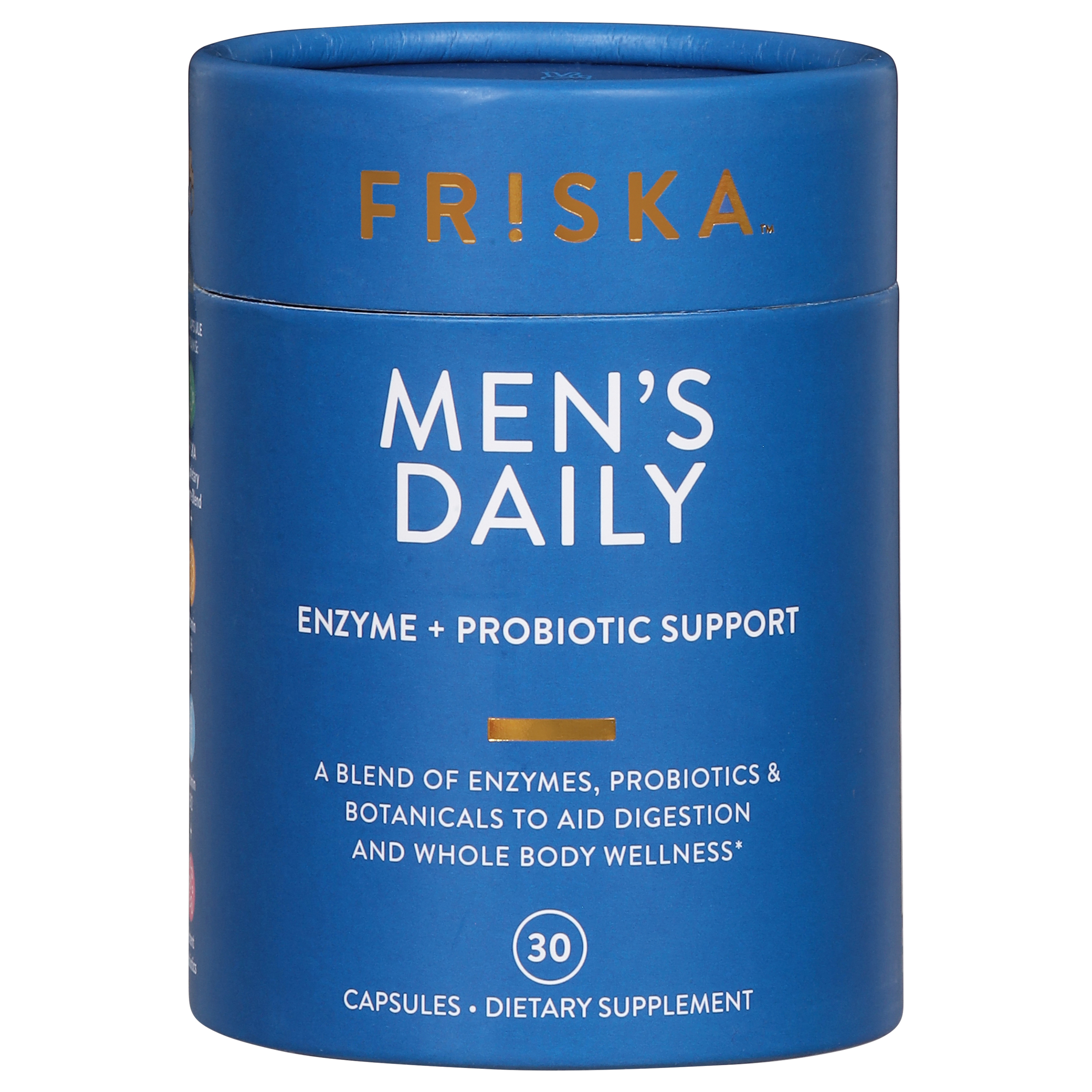 Friska Men's Daily Enzyme + Probiotic Support