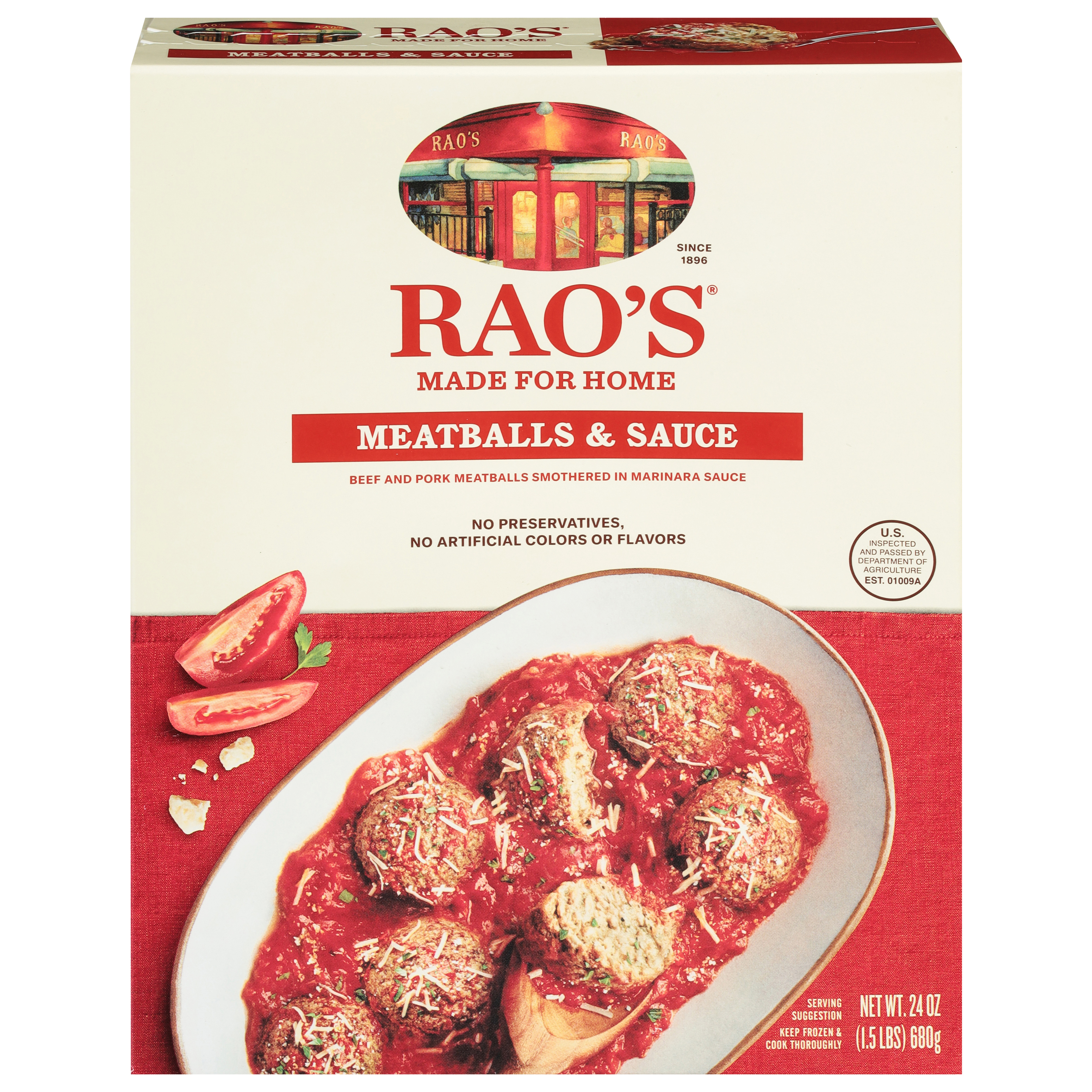 Rao's Meatballs & Sauce, 24 Ounce