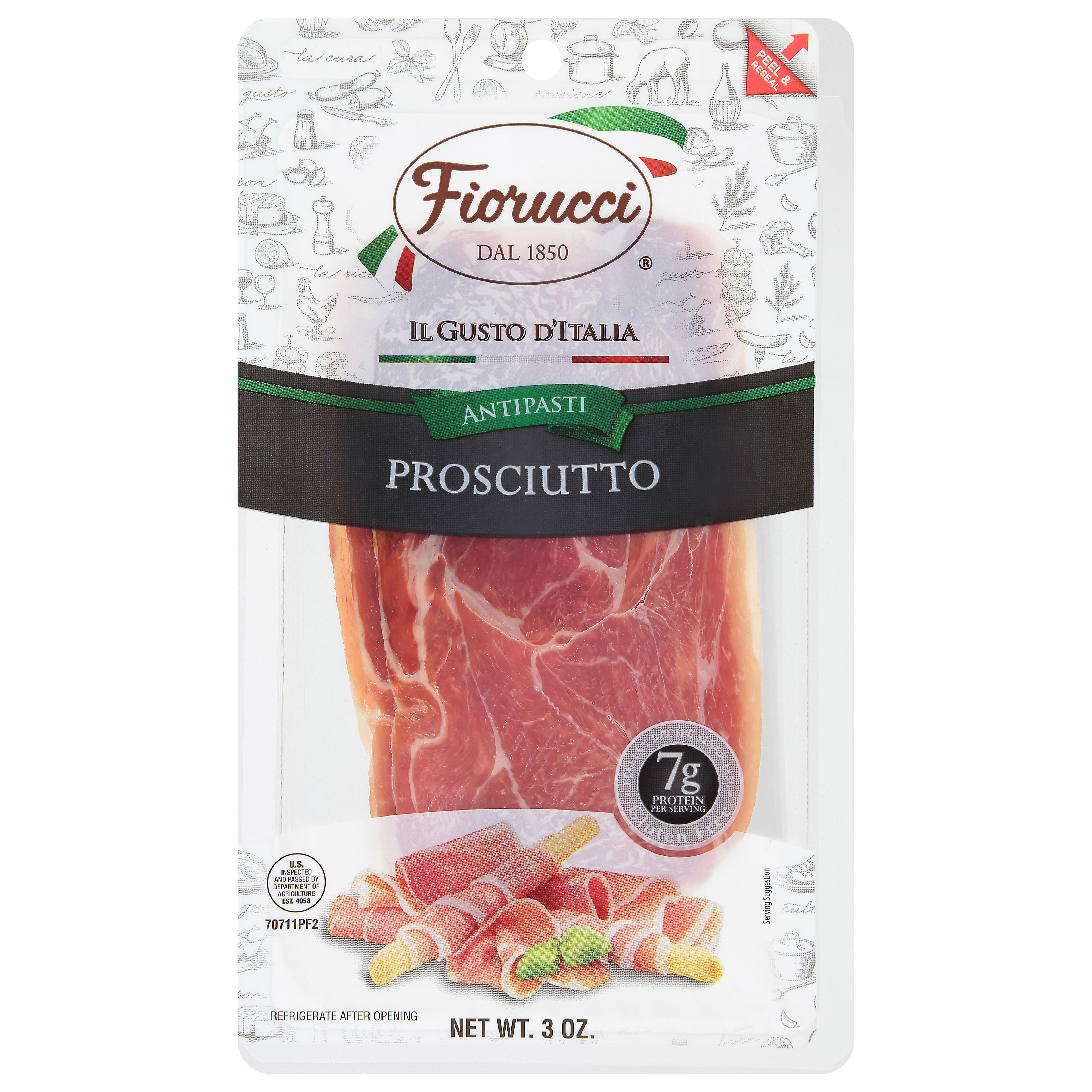 Fiorucci Antipasti Prosciutto 3 oz