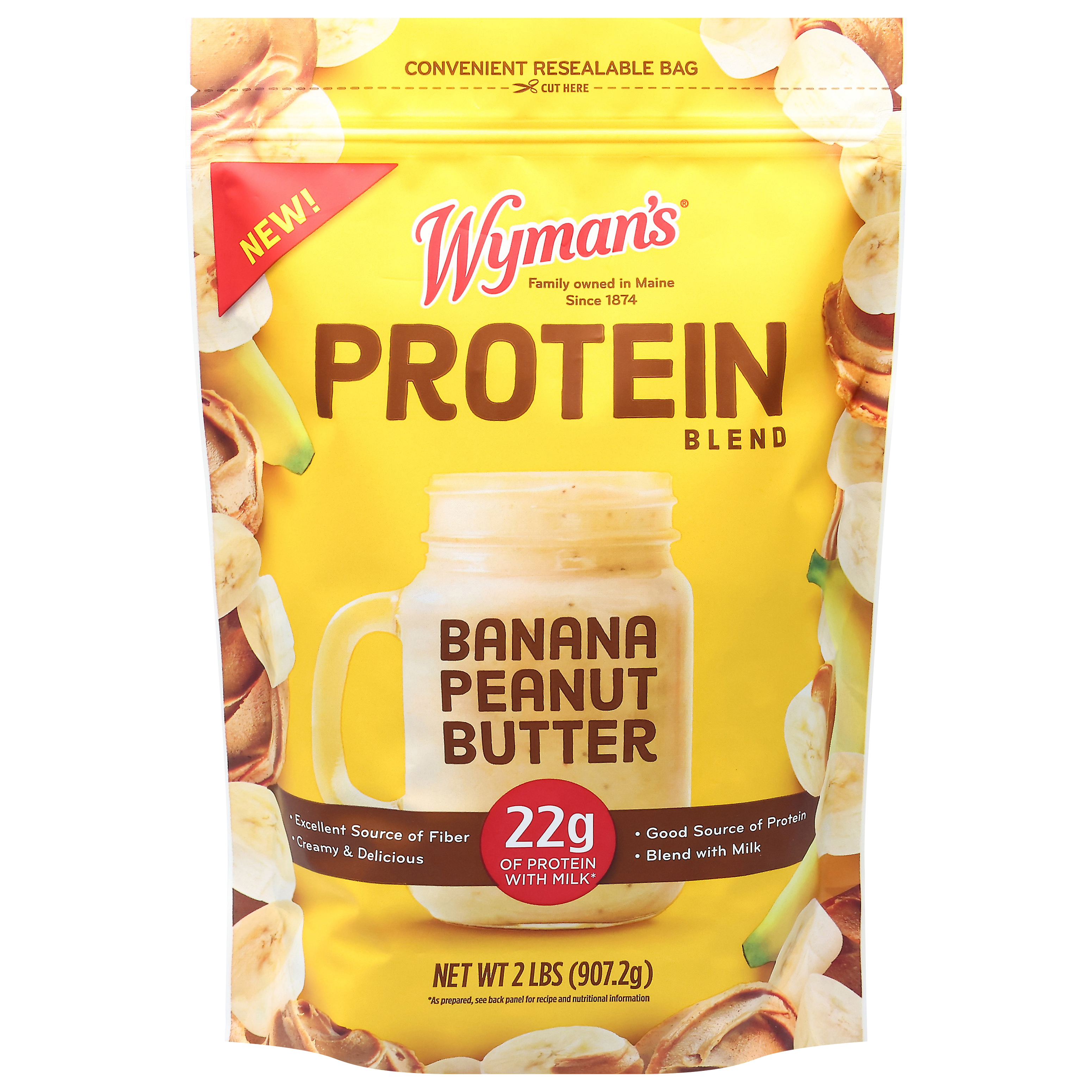 Wyman's Banana Peanut Butter Protein Blend