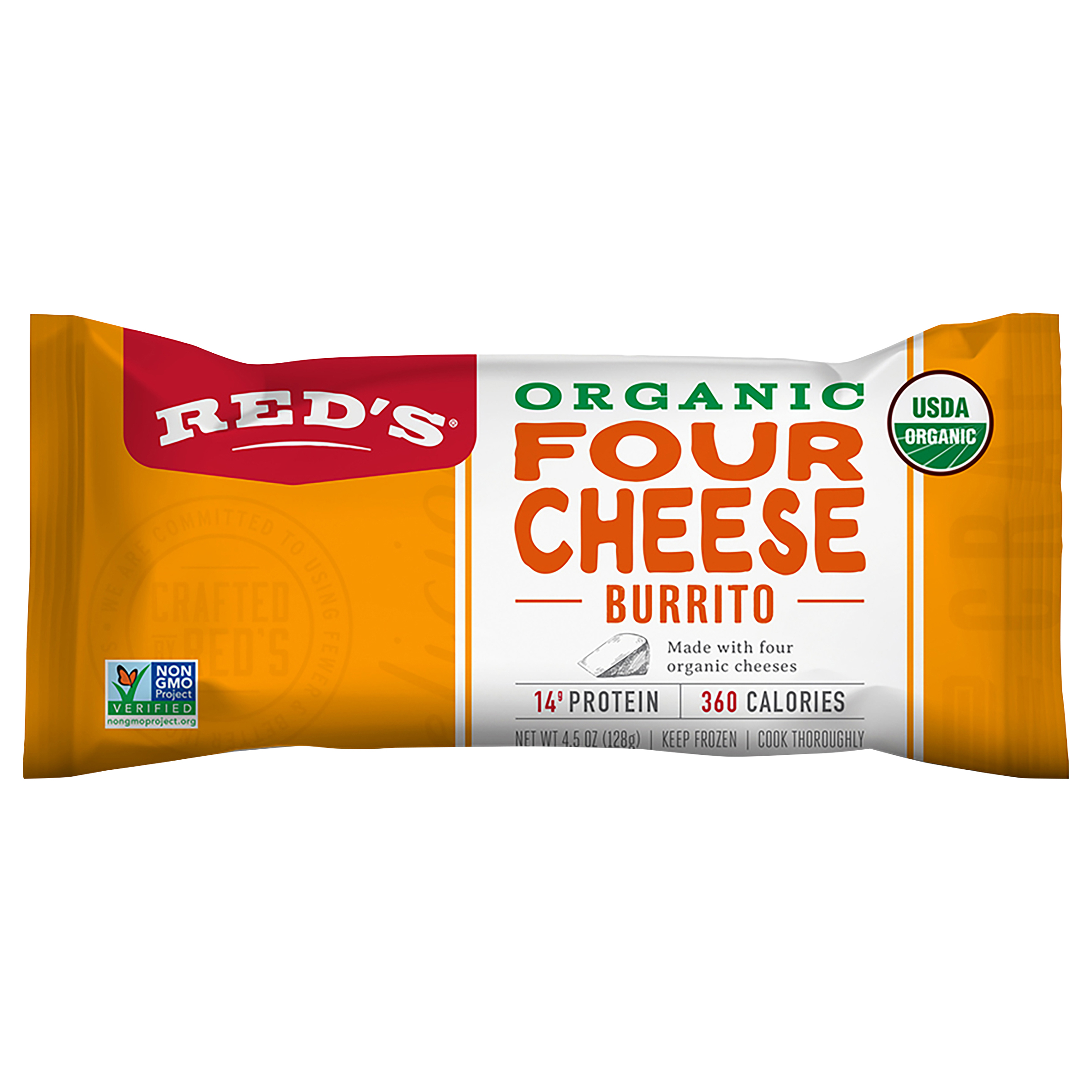 Red's Organic Four Cheese Burrito