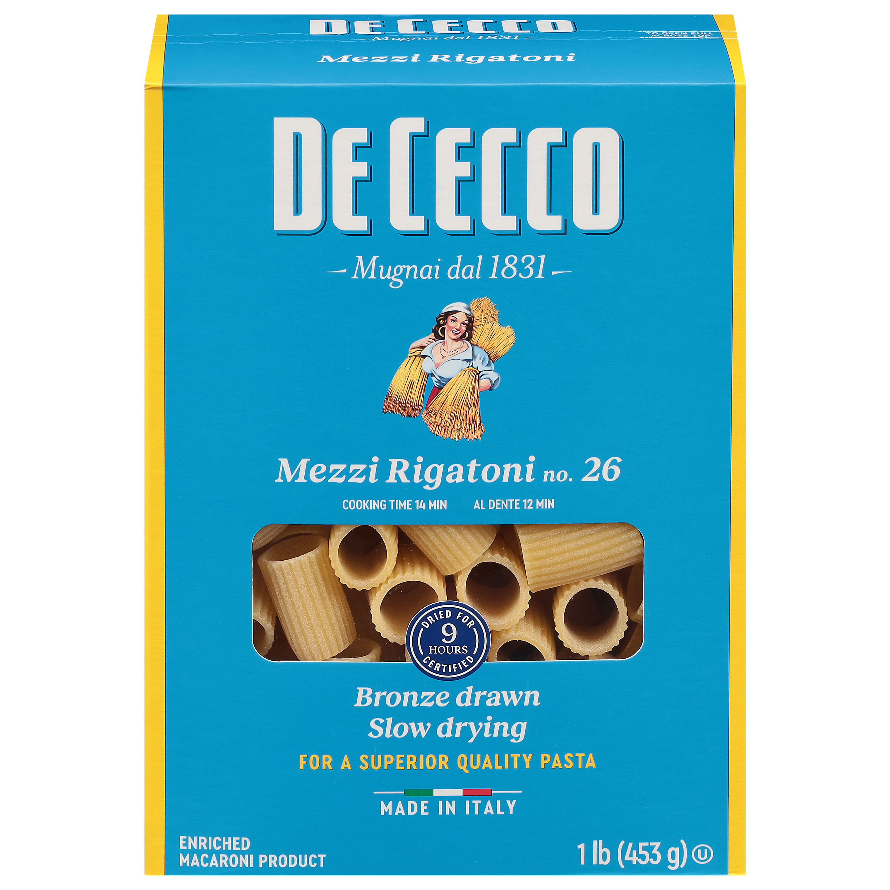 De Cecco No. 26 Mezzi Rigatoni