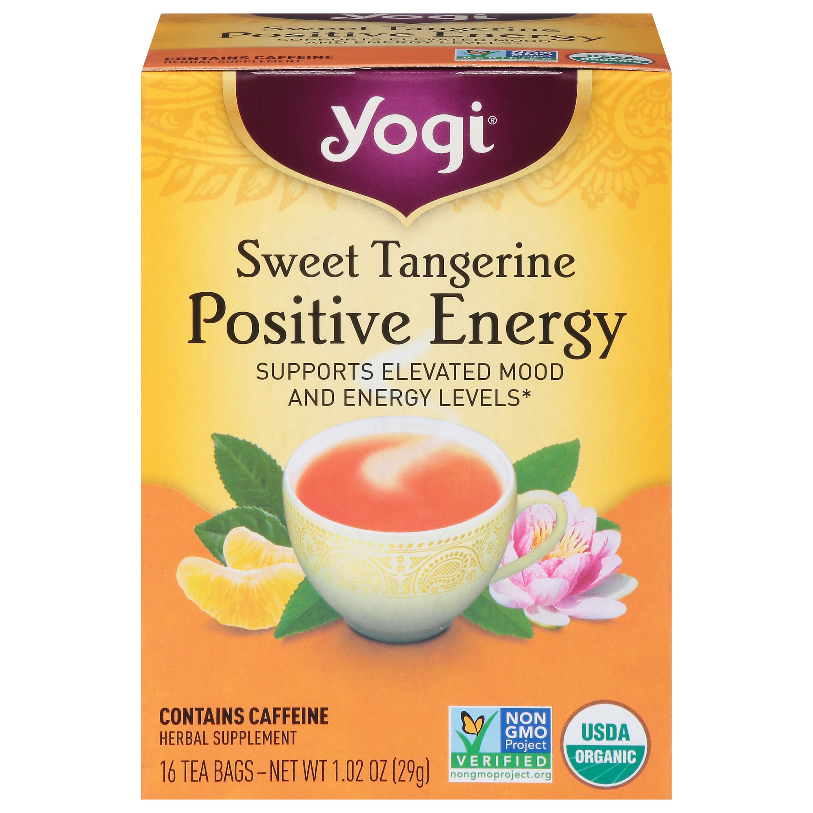 Yogi Sweet Tangarine Positive Energy Tea