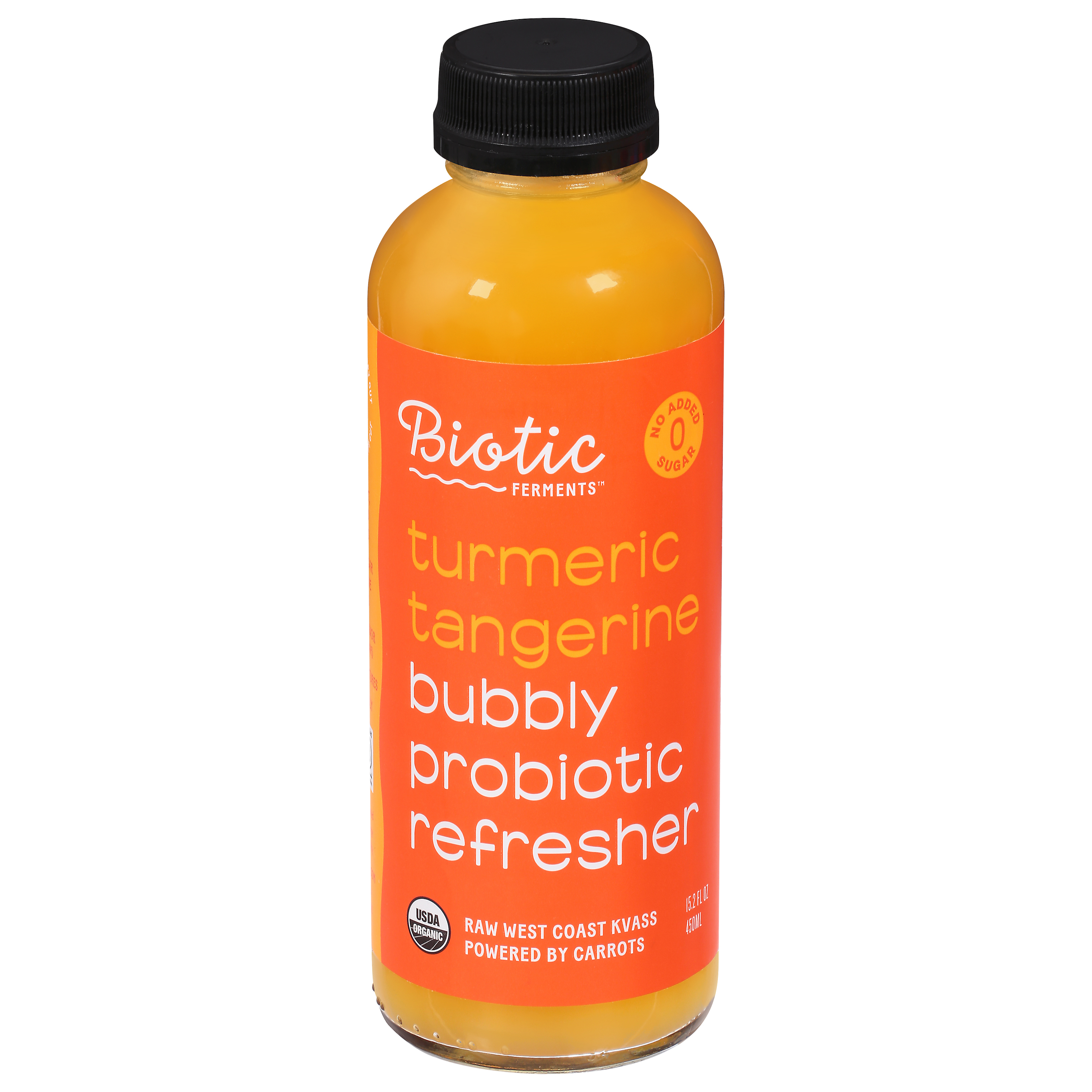Biotic Ferments Raw Turmeric Tangerine Kvass