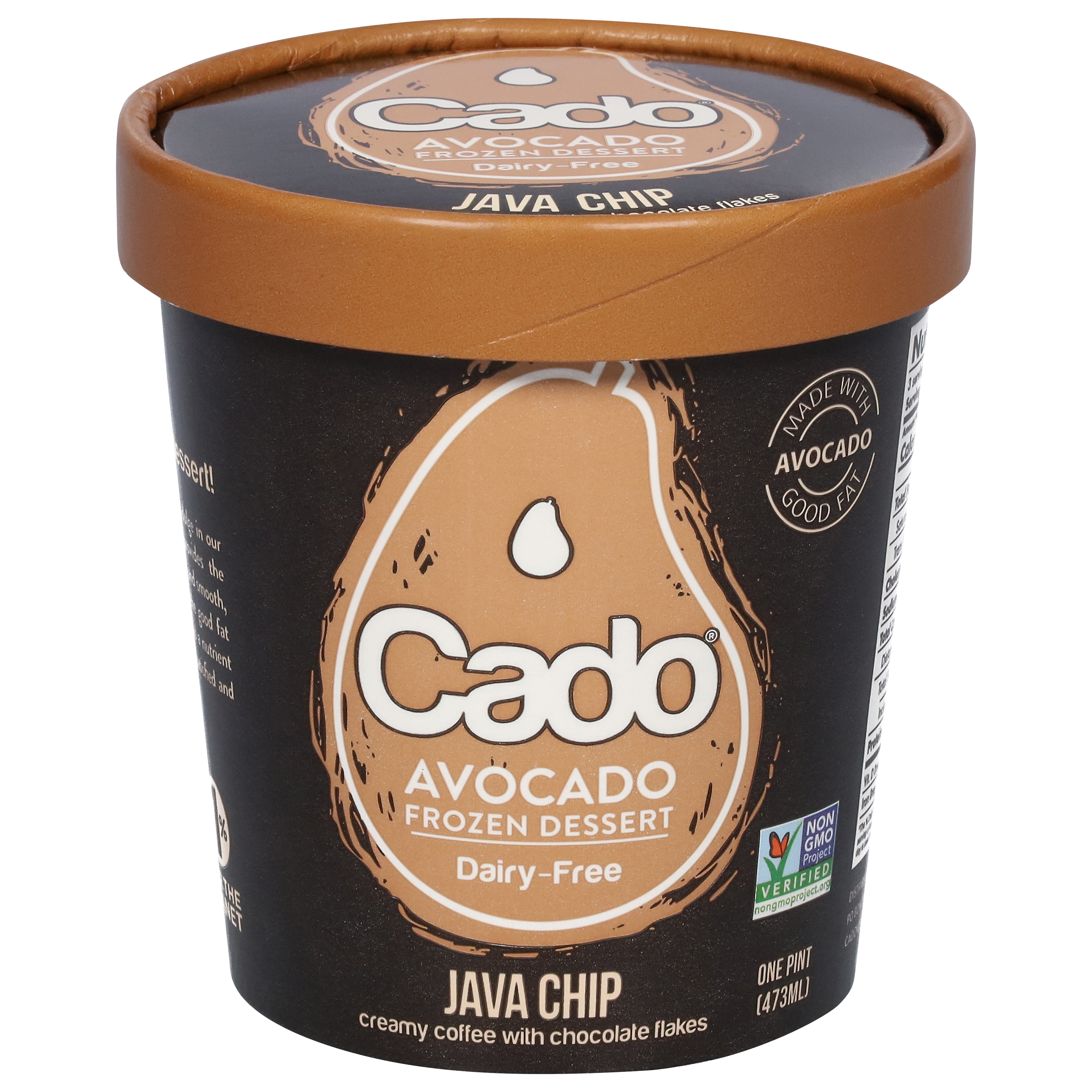 Cado Dairy-Free Java Chip Avocado Frozen Dessert