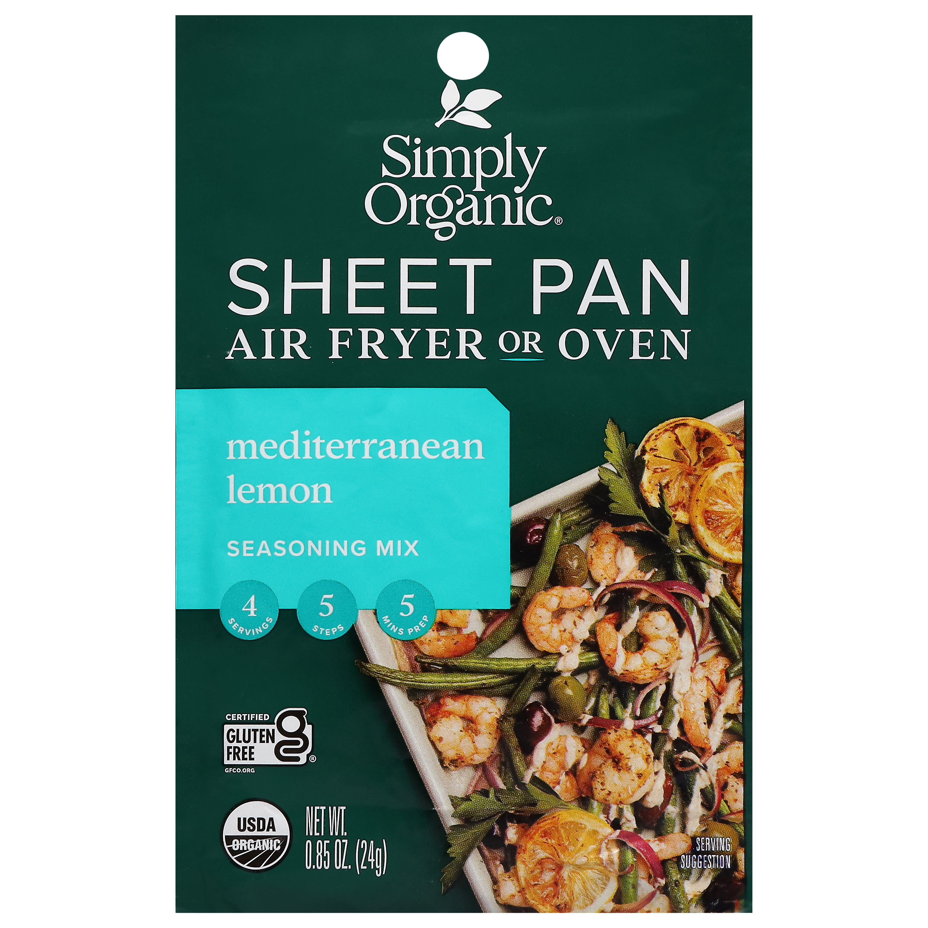 Simply Organic Mediterranean Lemon Seasoning Mix