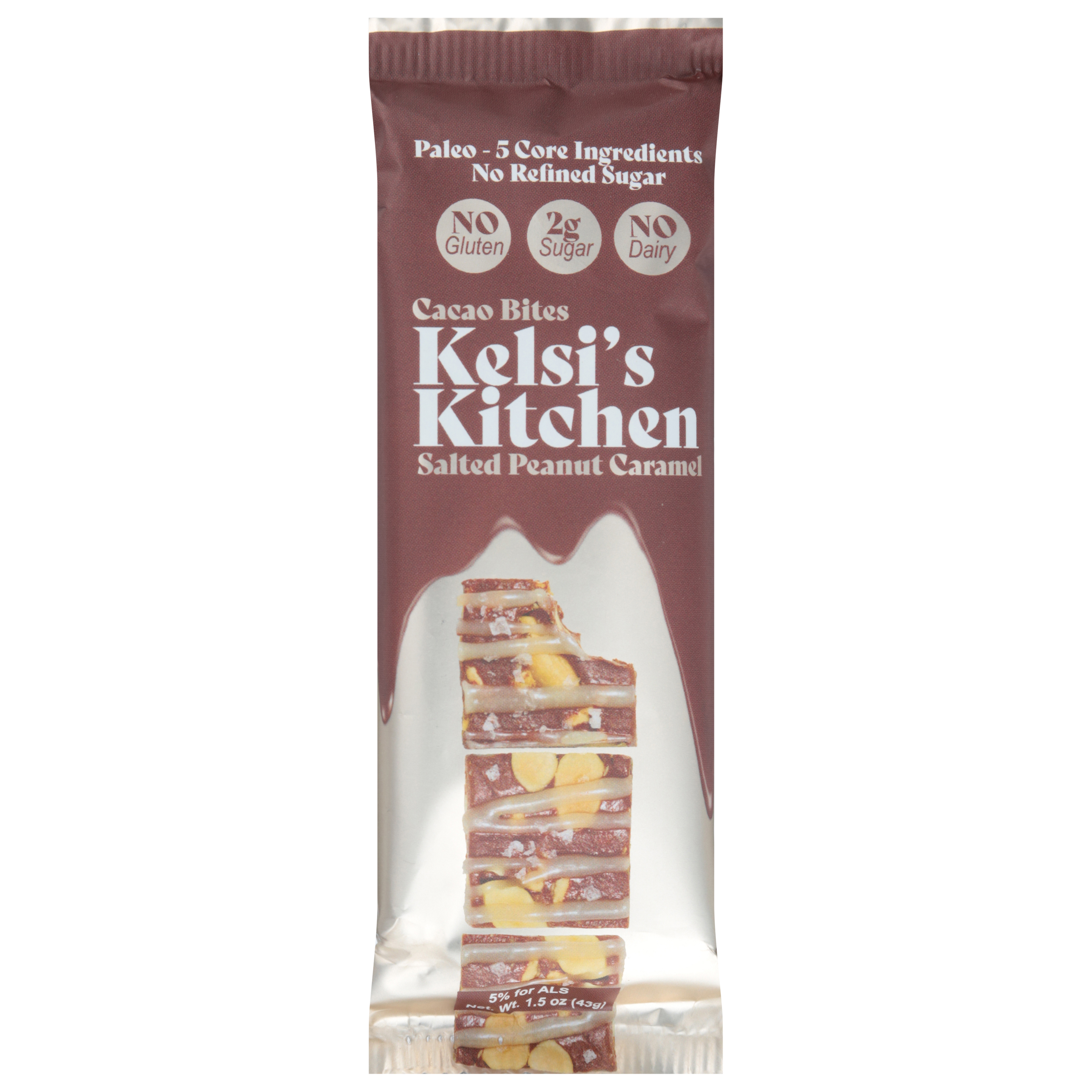 Kelsi's Kitchen Salted Peanut Caramel Cacao Bites