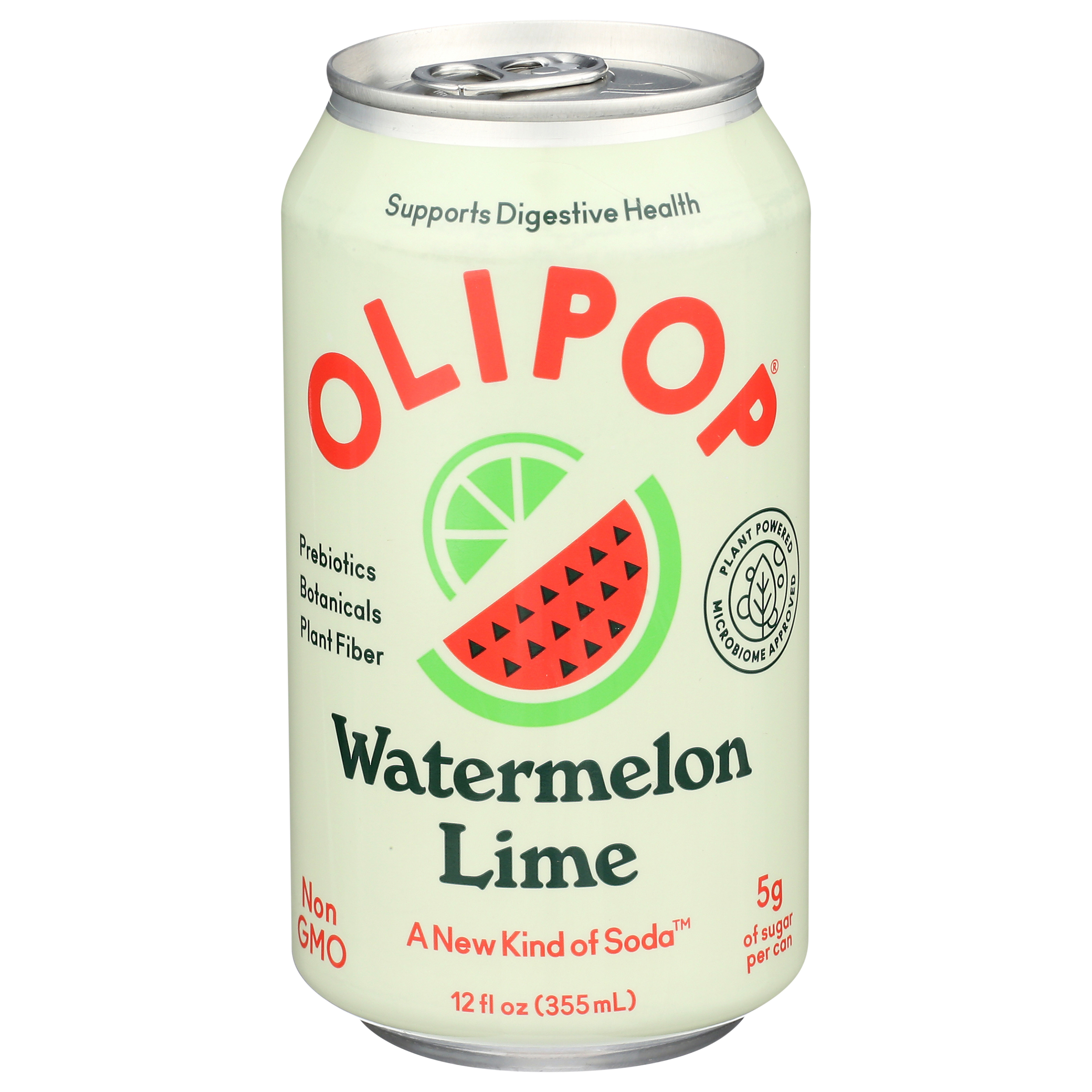 OLIPOP Watermelon Lime, A New Kind of Soda