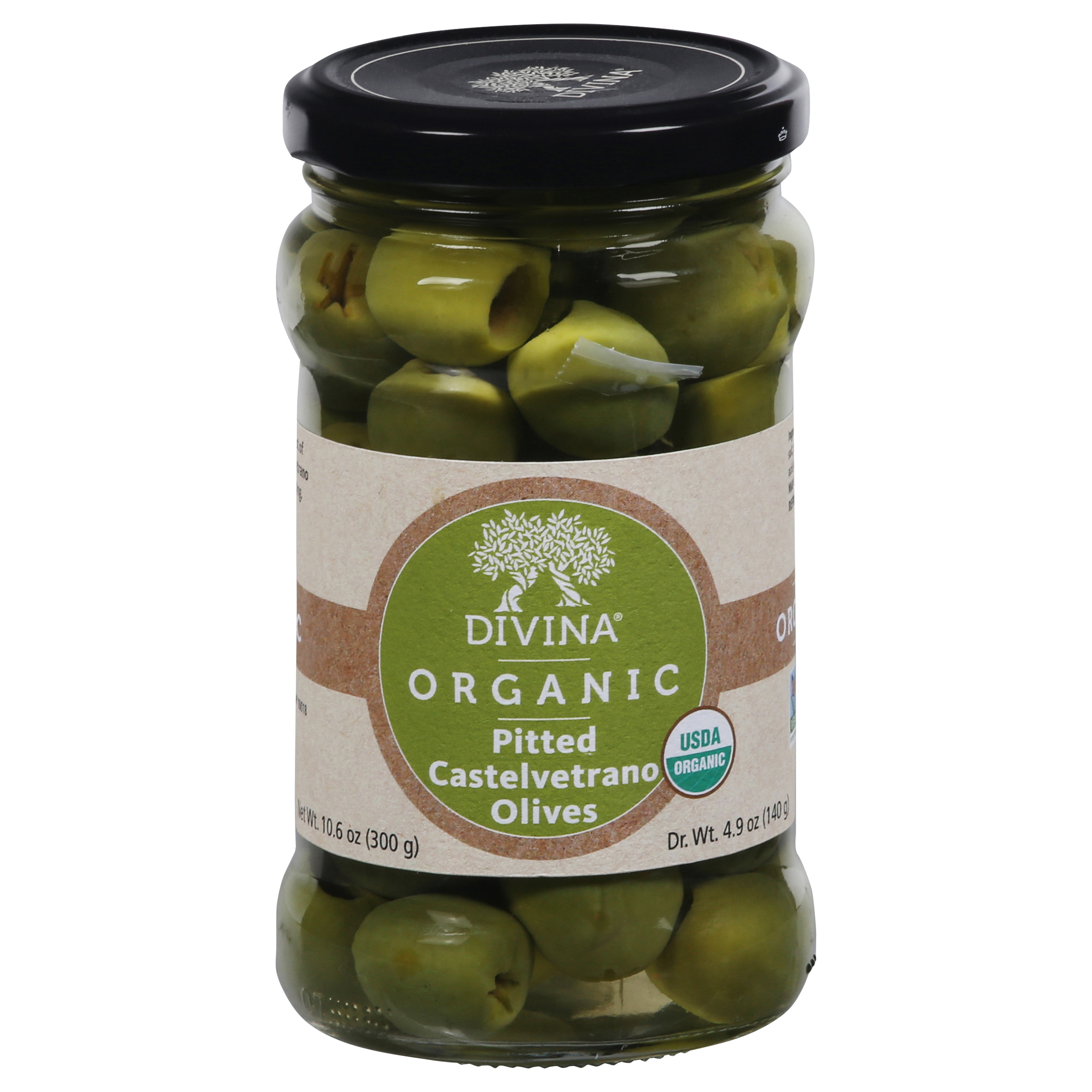 Divina Pitted Castelvetrano Organic Olives