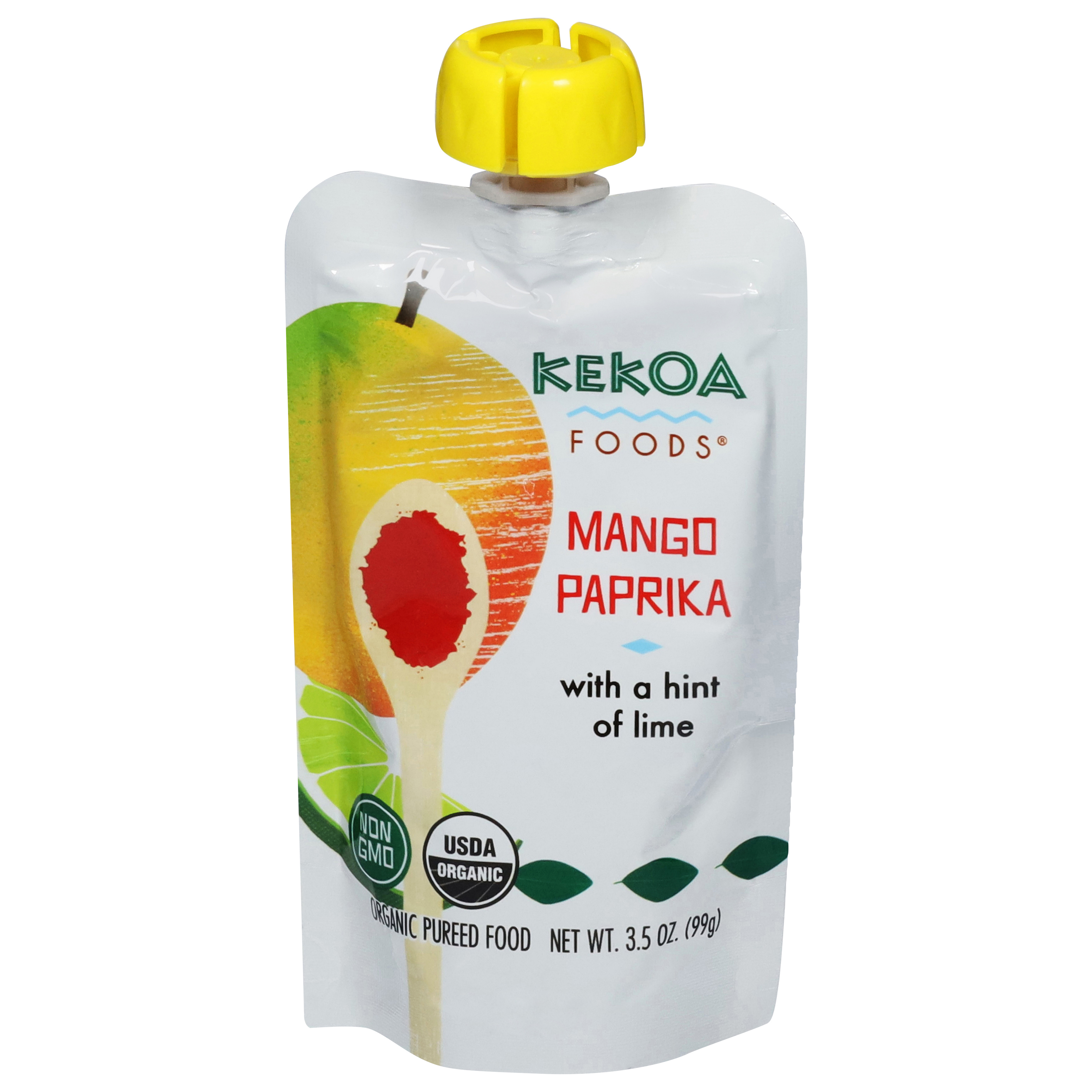 Kekoa Foods Organic Mango Paprika Pureed Food with a Hint of Lime