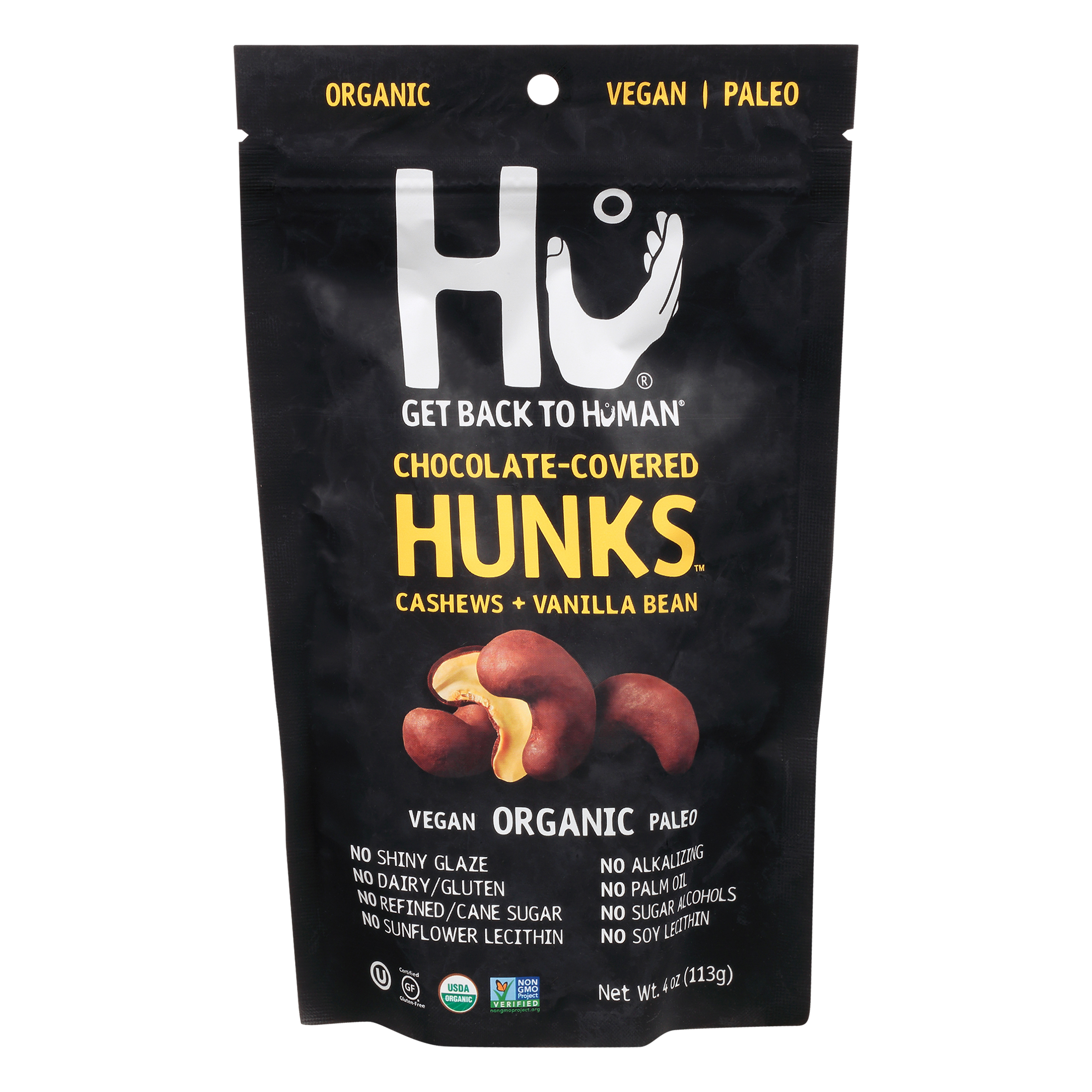 Hu Hunks Chocolate-Covered Cashews + Vanilla Bean