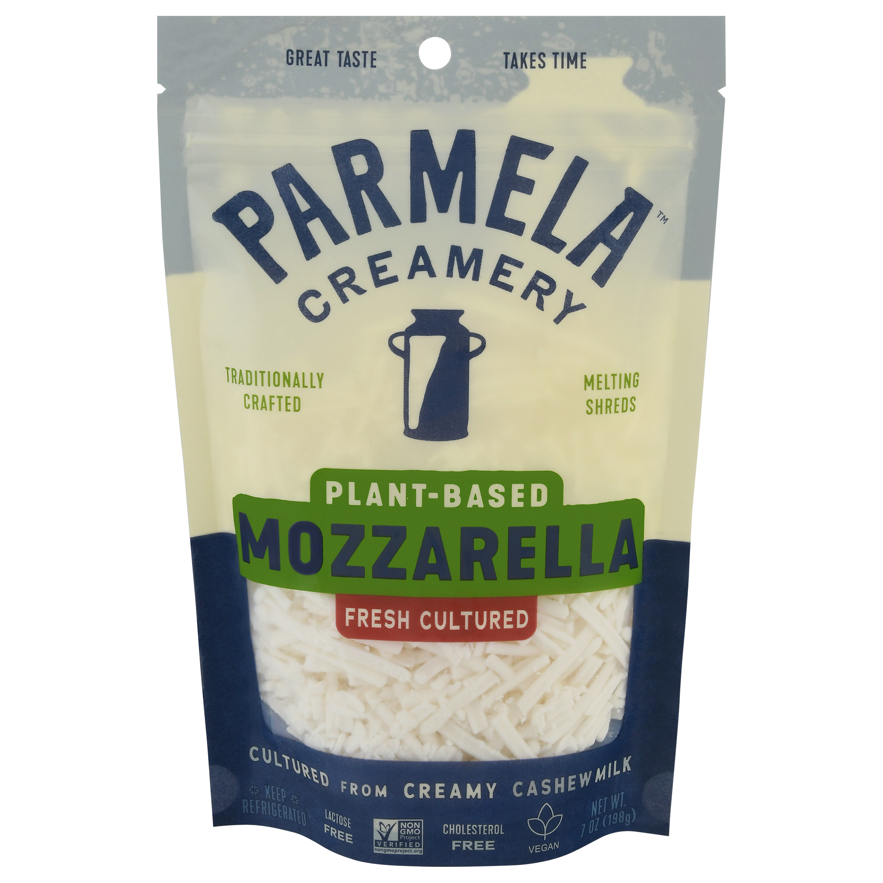 Parmela Creamery Mozzarella Cheese 7 oz Stand Pack