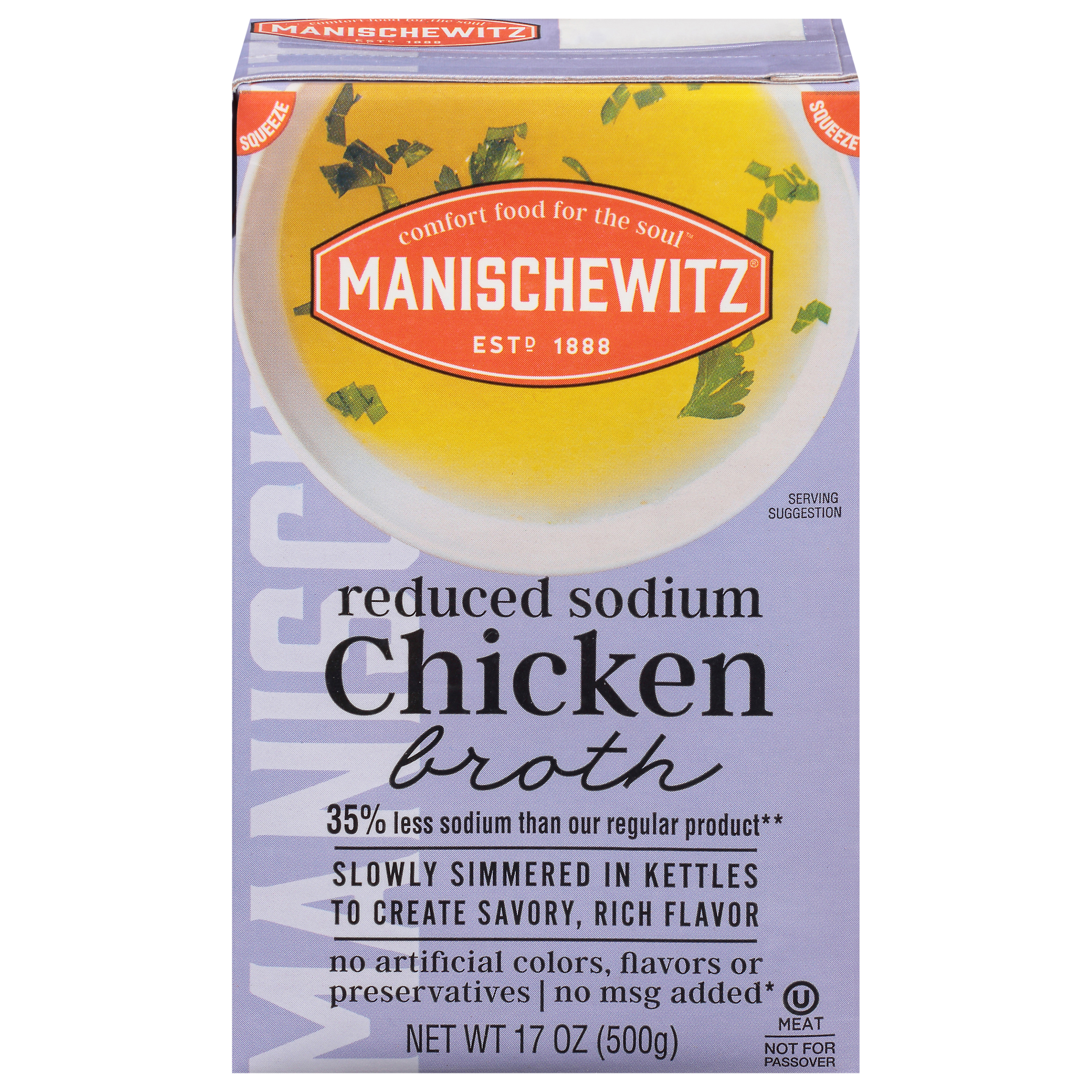 Manischewitz Reduced Sodium Chicken Broth