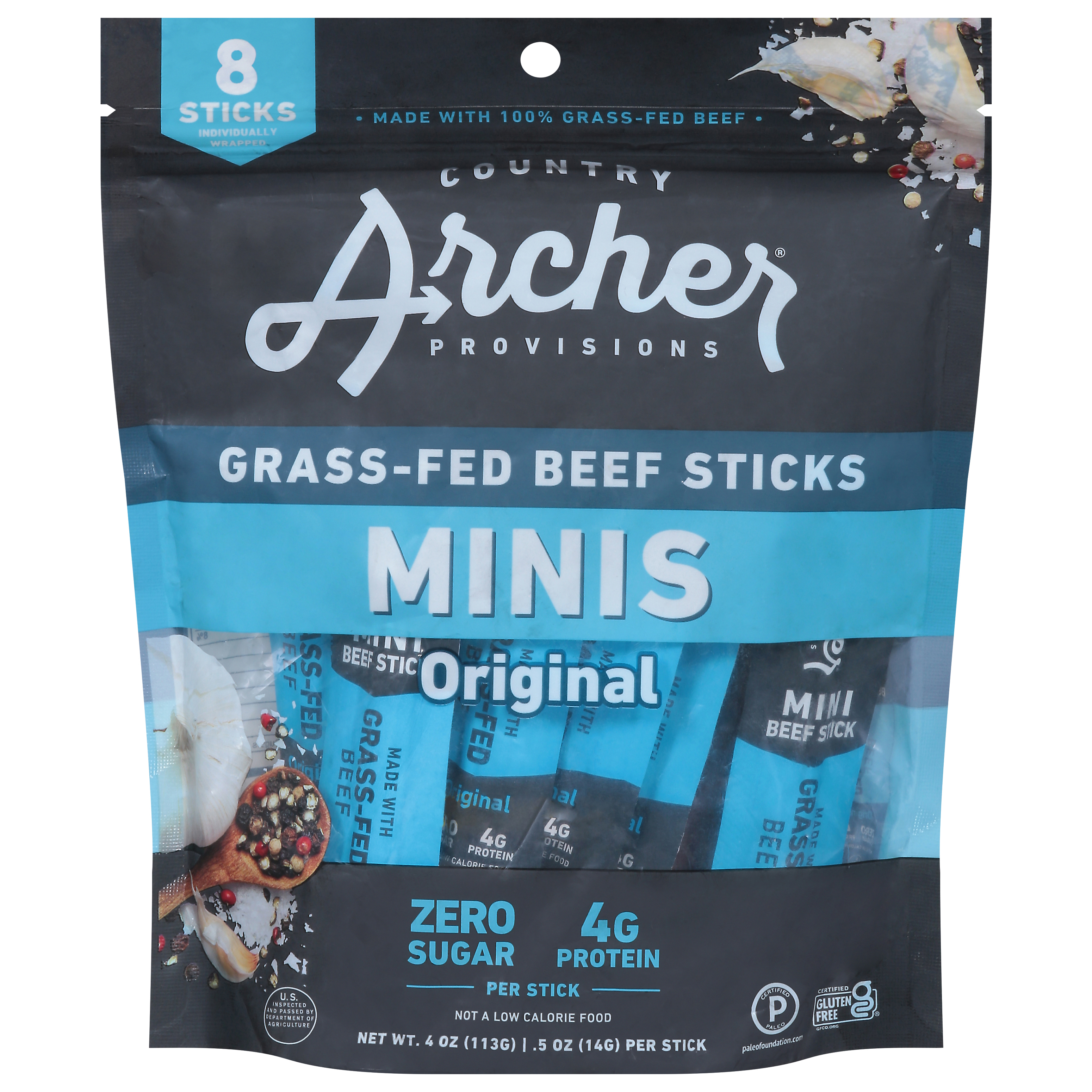 Country Archer Grass-Fed Beef Minis Original