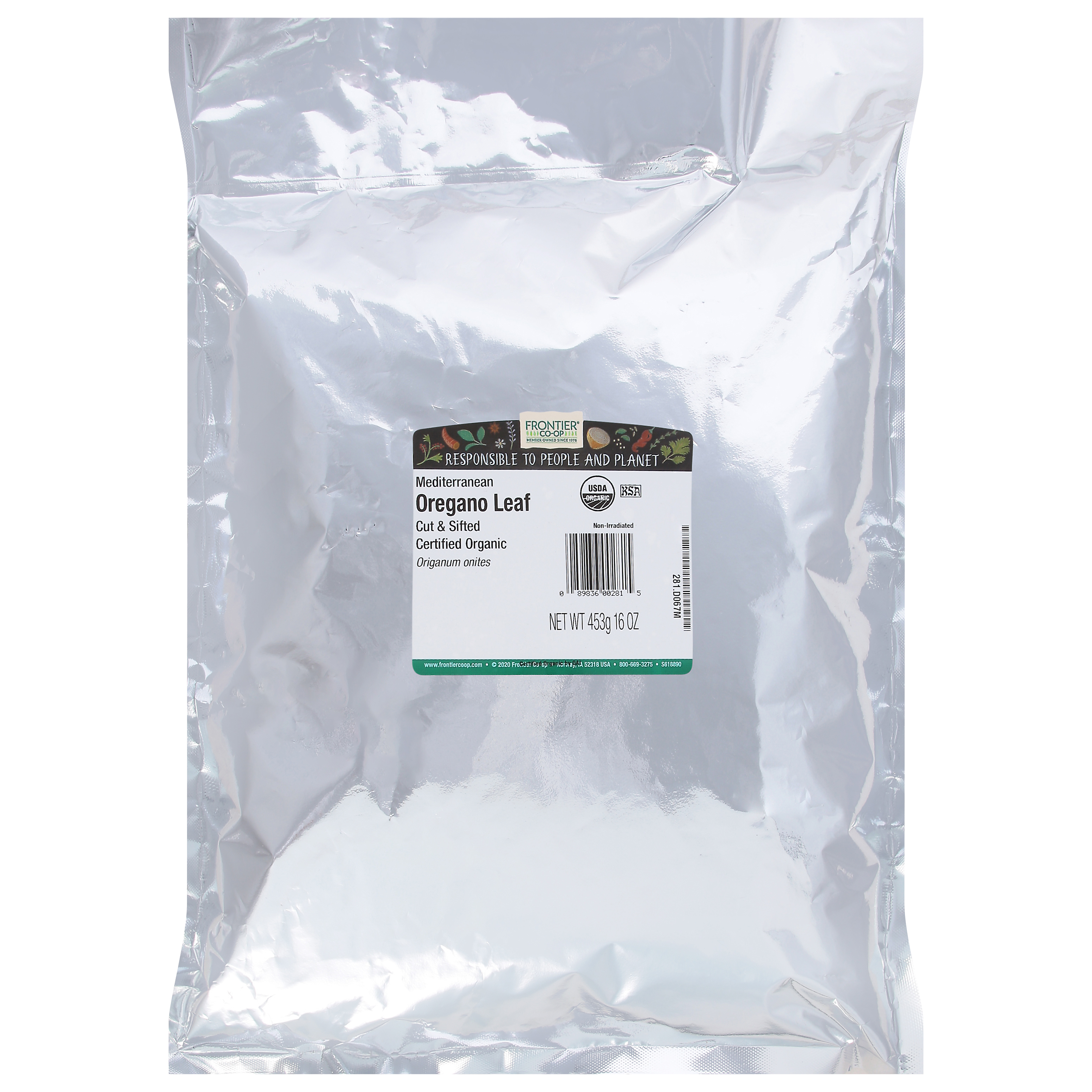 Frontier Co-op Cut & Sifted Mediterranean Oregano Leaf