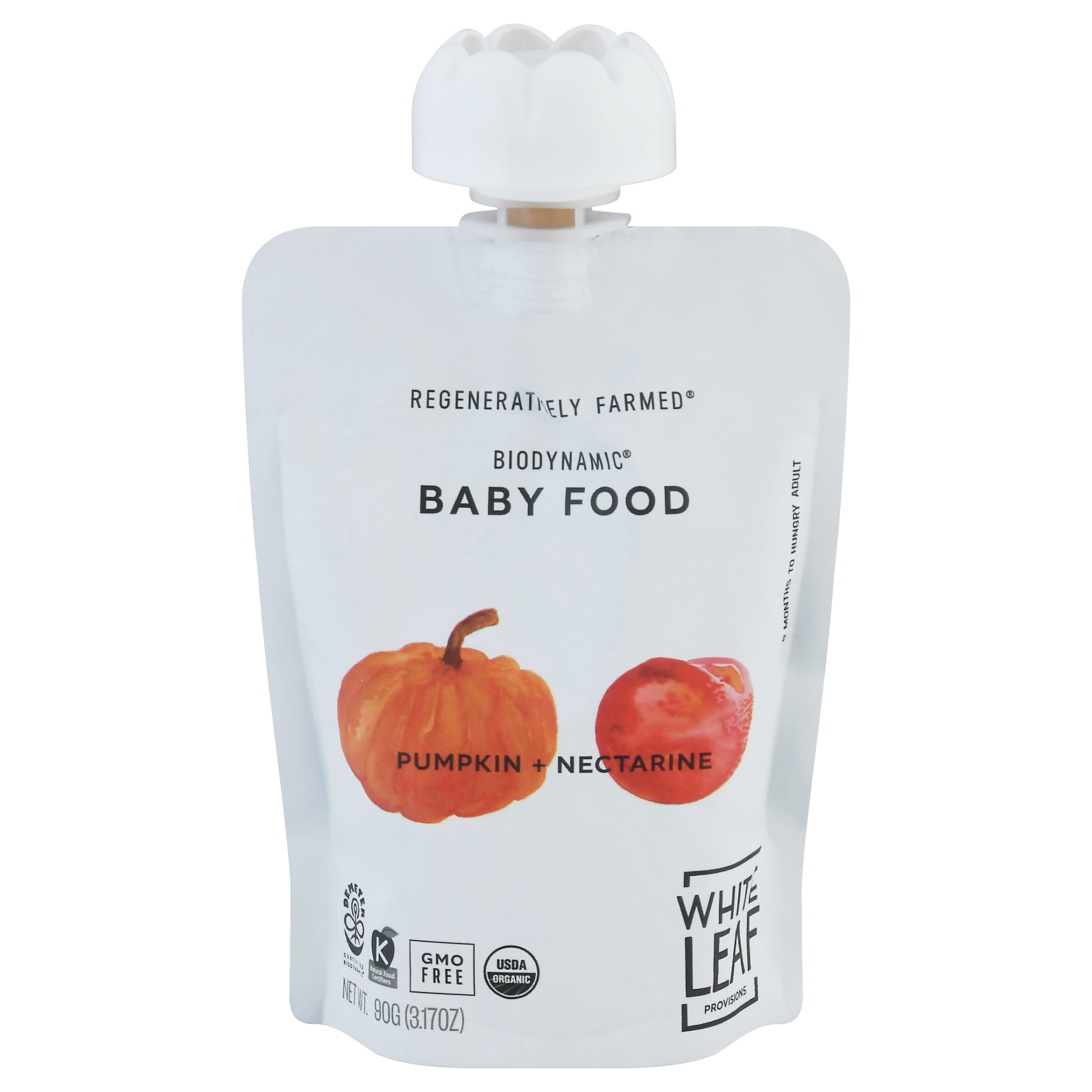 White Leaf Provisions Pumpkin + Nectarine Baby Food