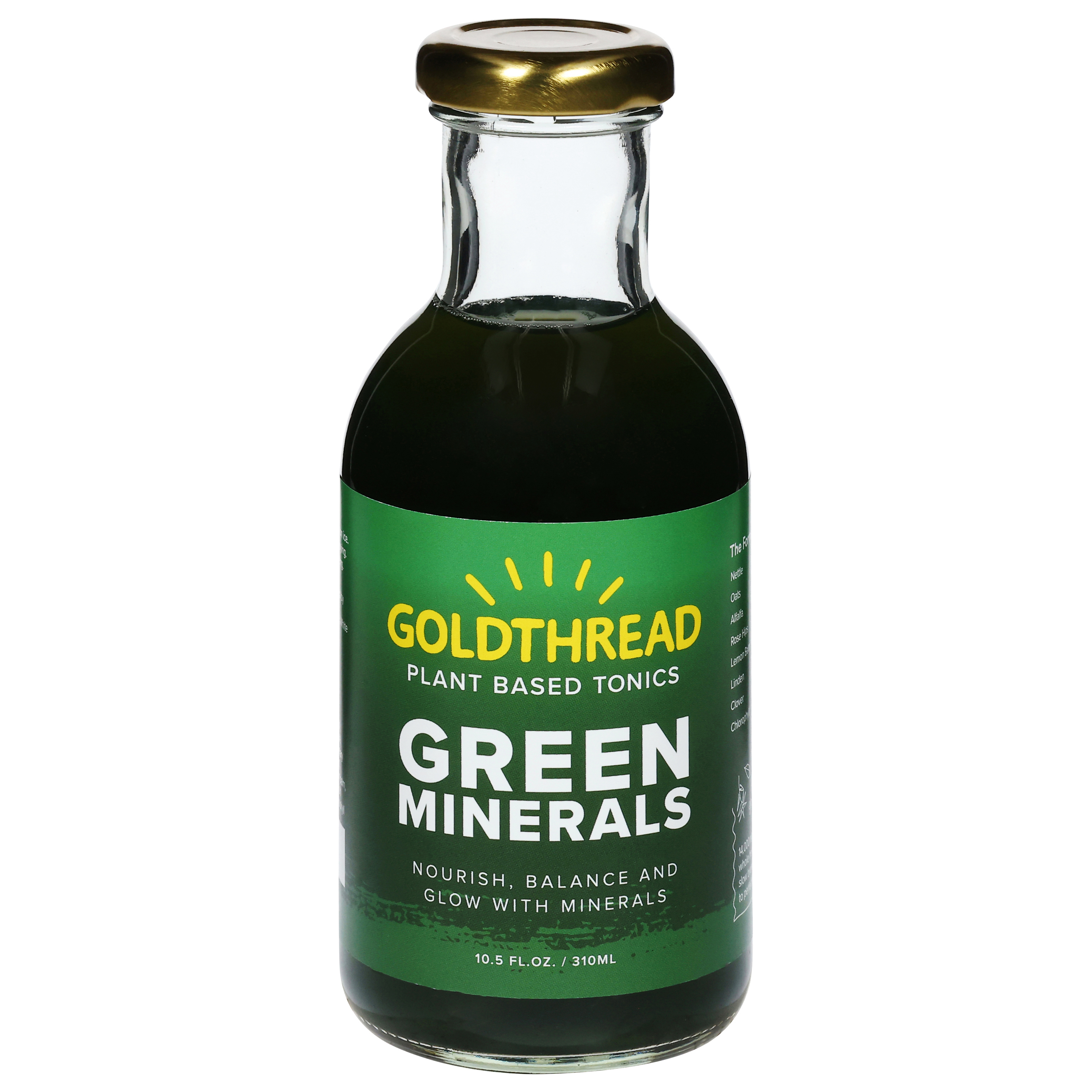 Goldthread Plant Based Green Minerals Tonics
