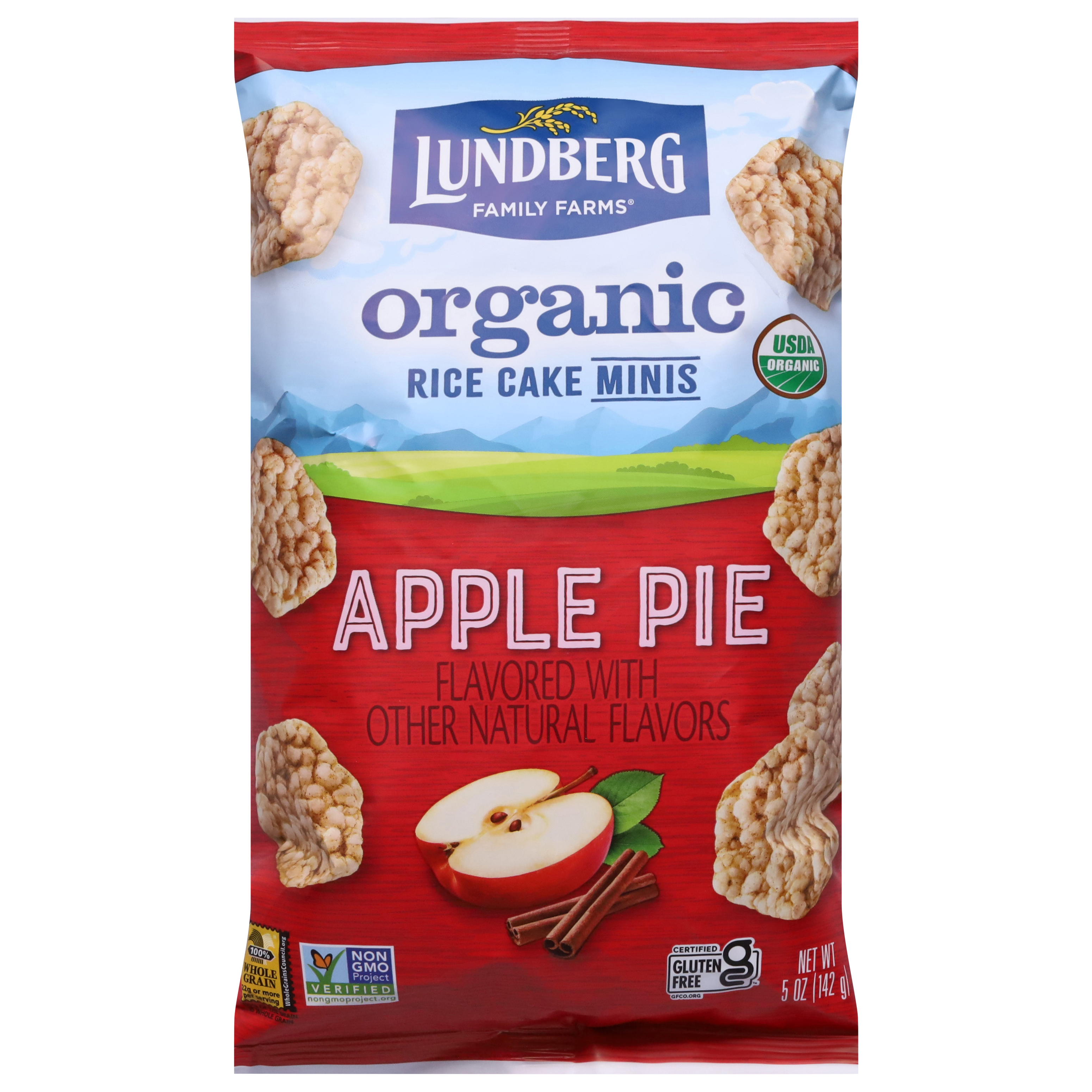 Lundberg Minis Organic Apple Pie Rice Cake
