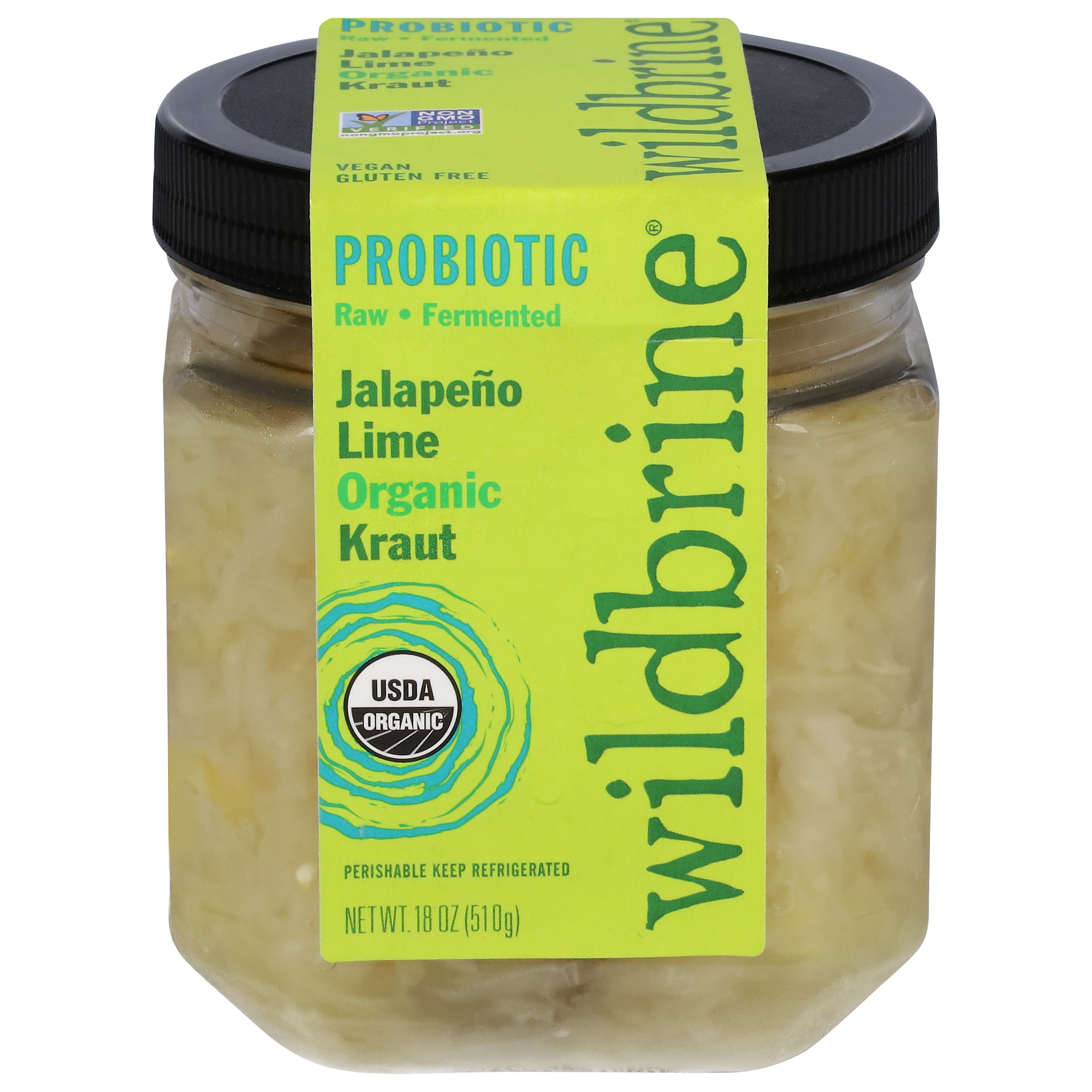 Wildbrine Organic Probiotic Jalapeno Lime Kraut