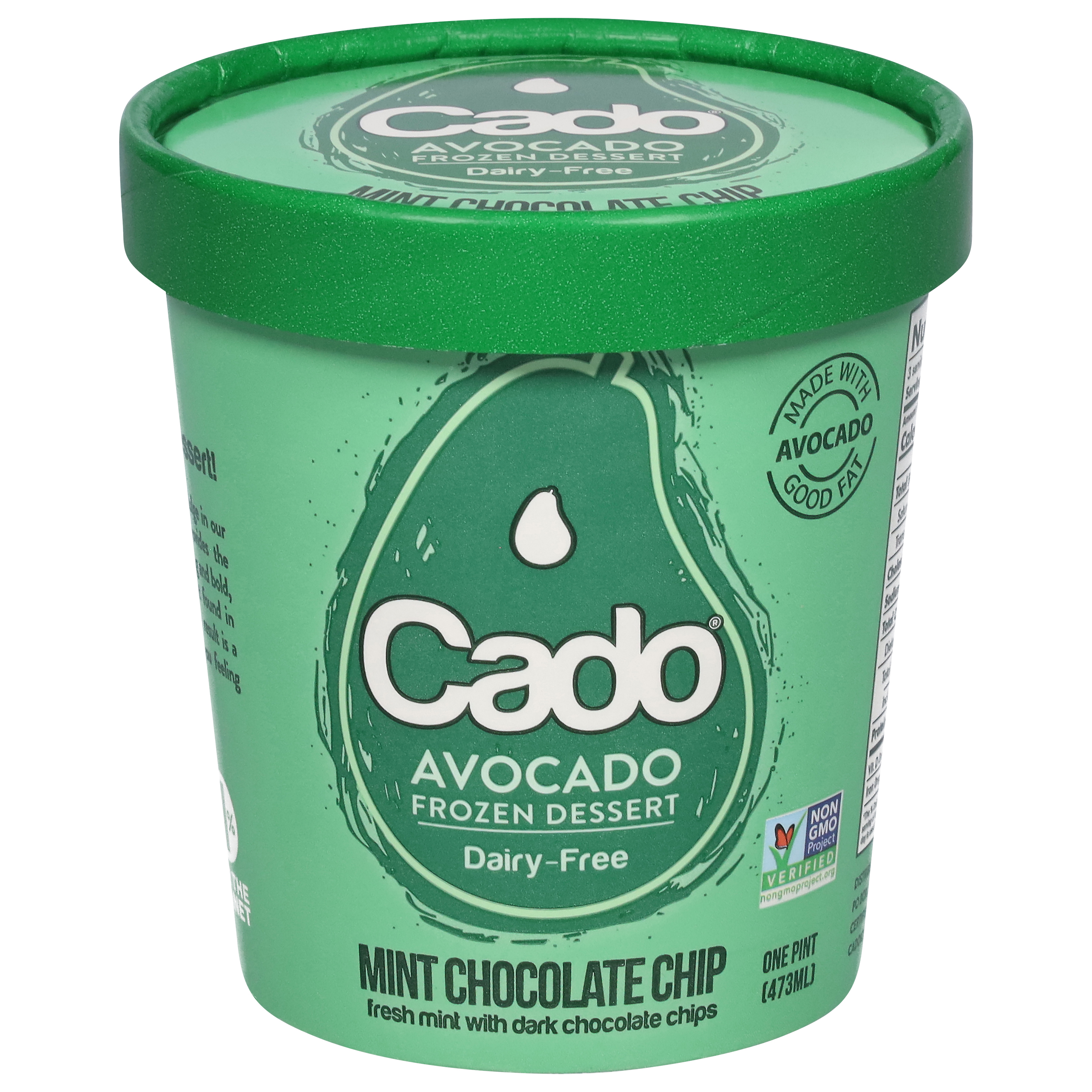 Cado Dairy-Free Mint Chocolate Chip Avocado Frozen Dessert