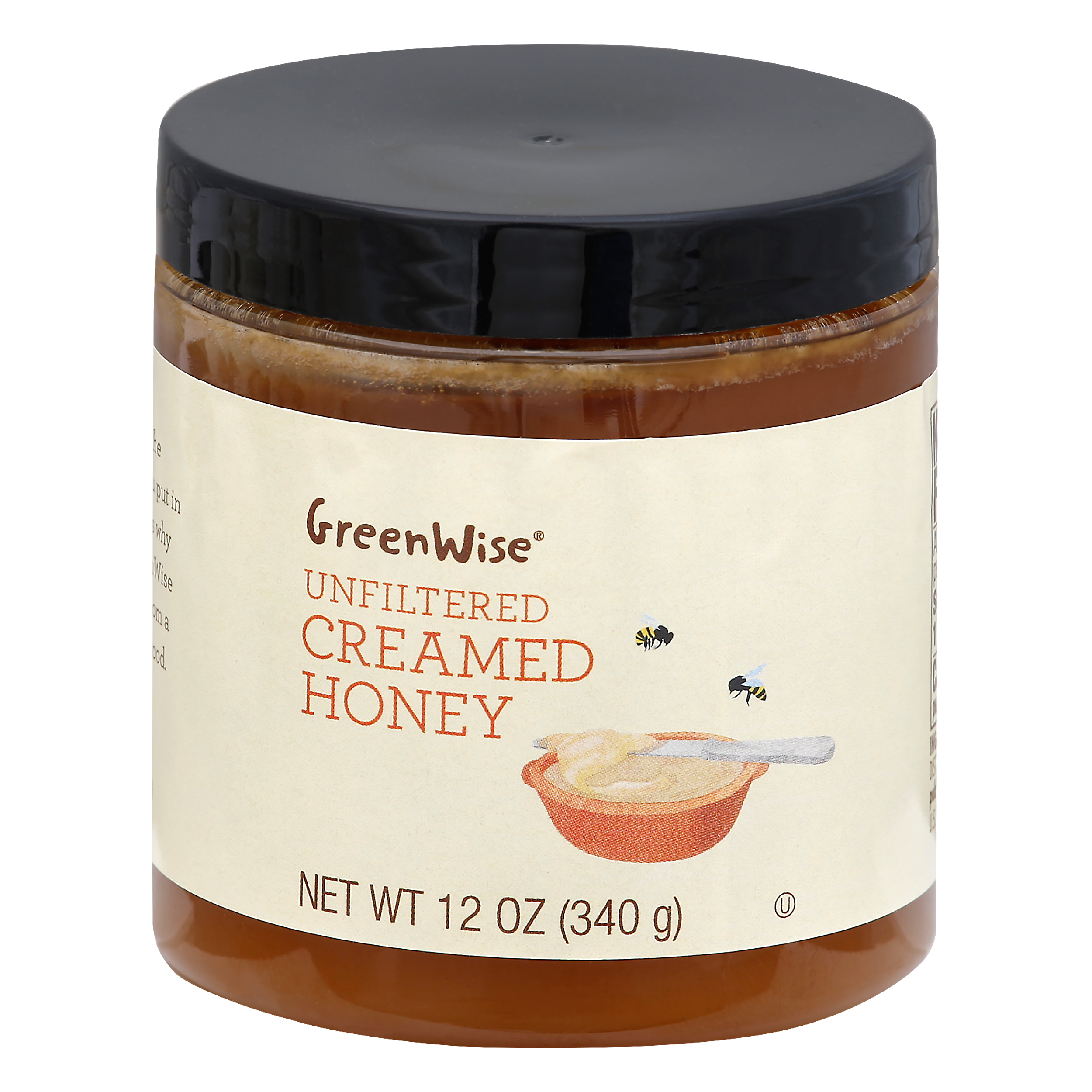 GreenWise Unfiltered Creamed Honey 12.0 oz JAR