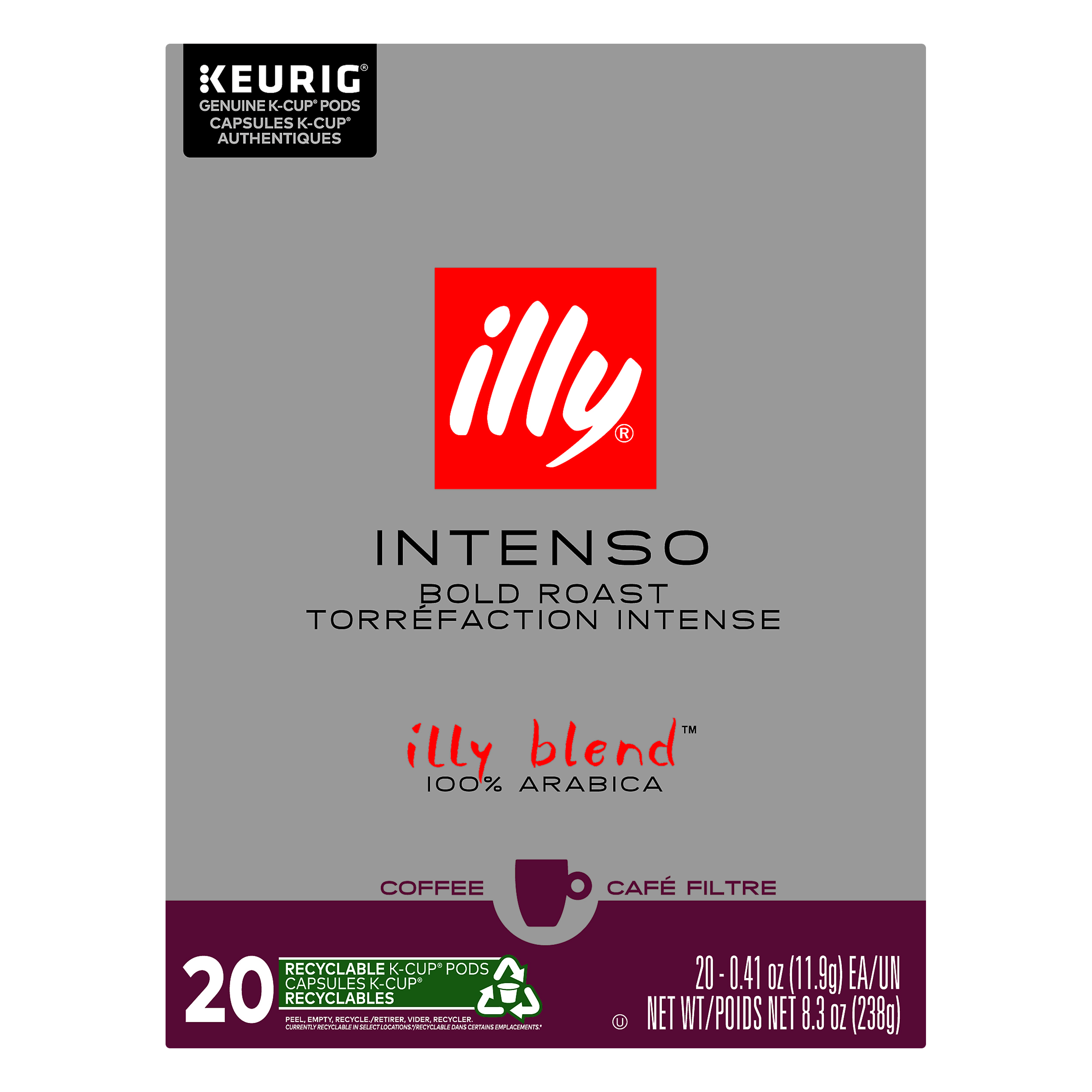 Illy Illy Blend K-Cup Pods Bold Roast Intenso Coffee