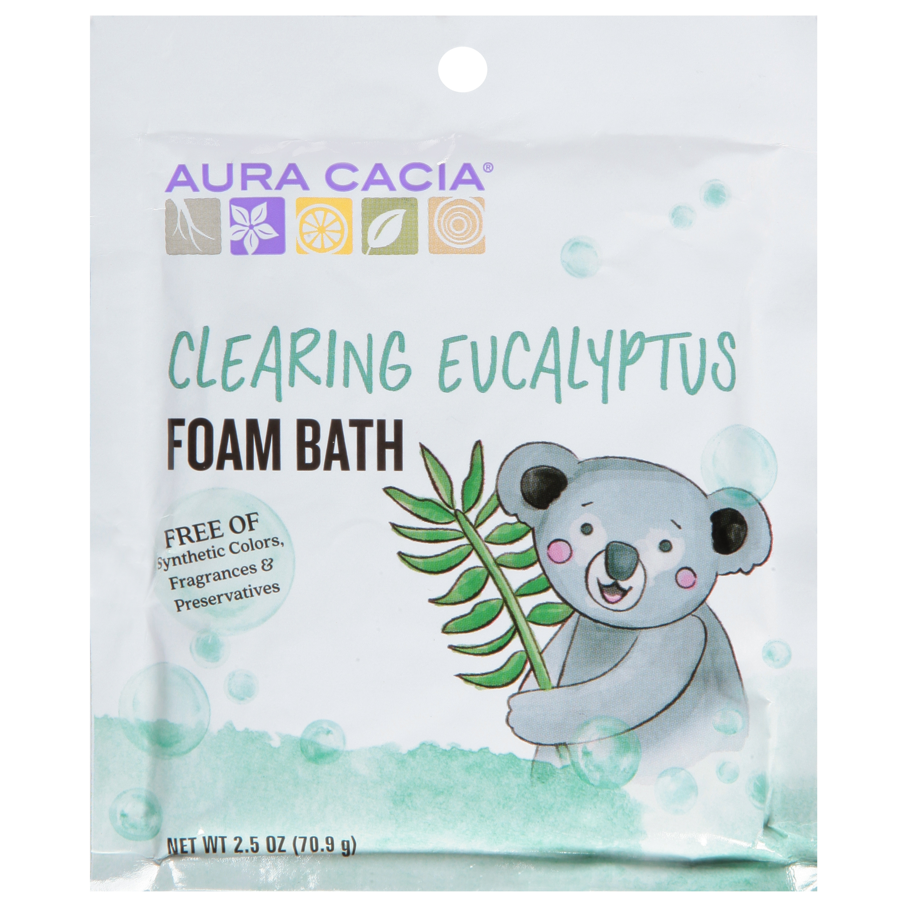 Aura Cacia Clearing Eucalyptus Foam Bath