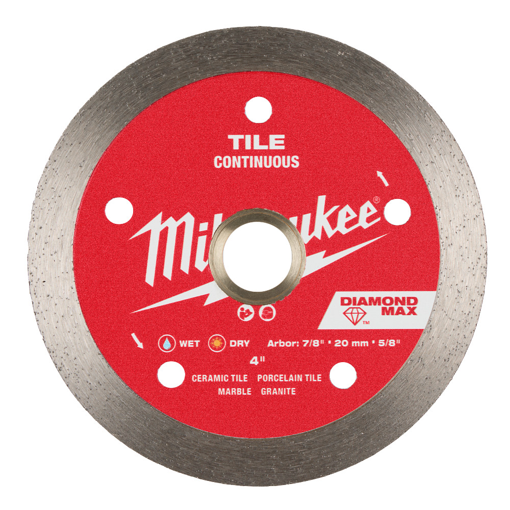 4" DIAMOND MAX Continuous, Tile Diamond Blade