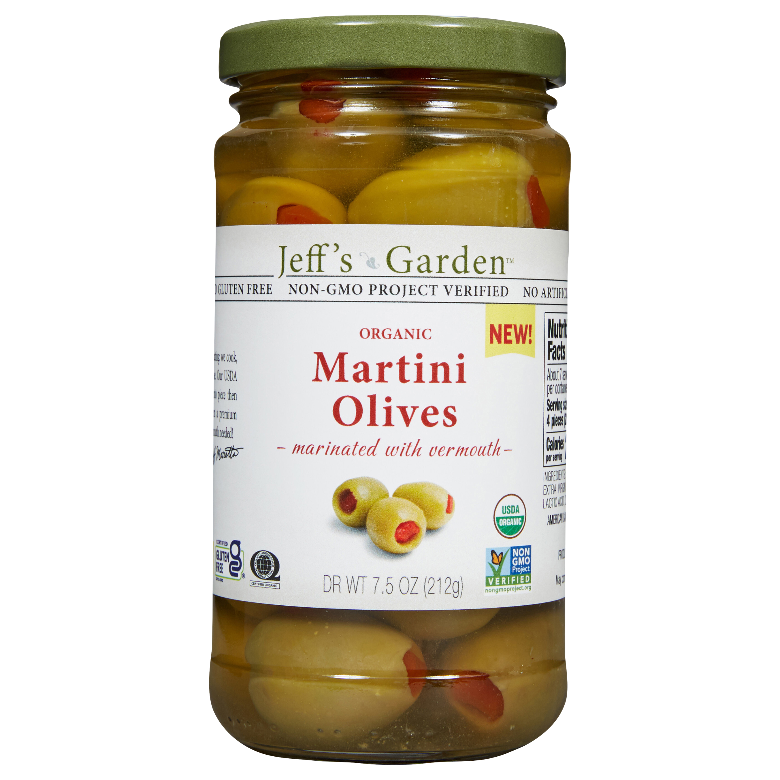 Jeff`s Garden Pimento Stuffed Martini Olives