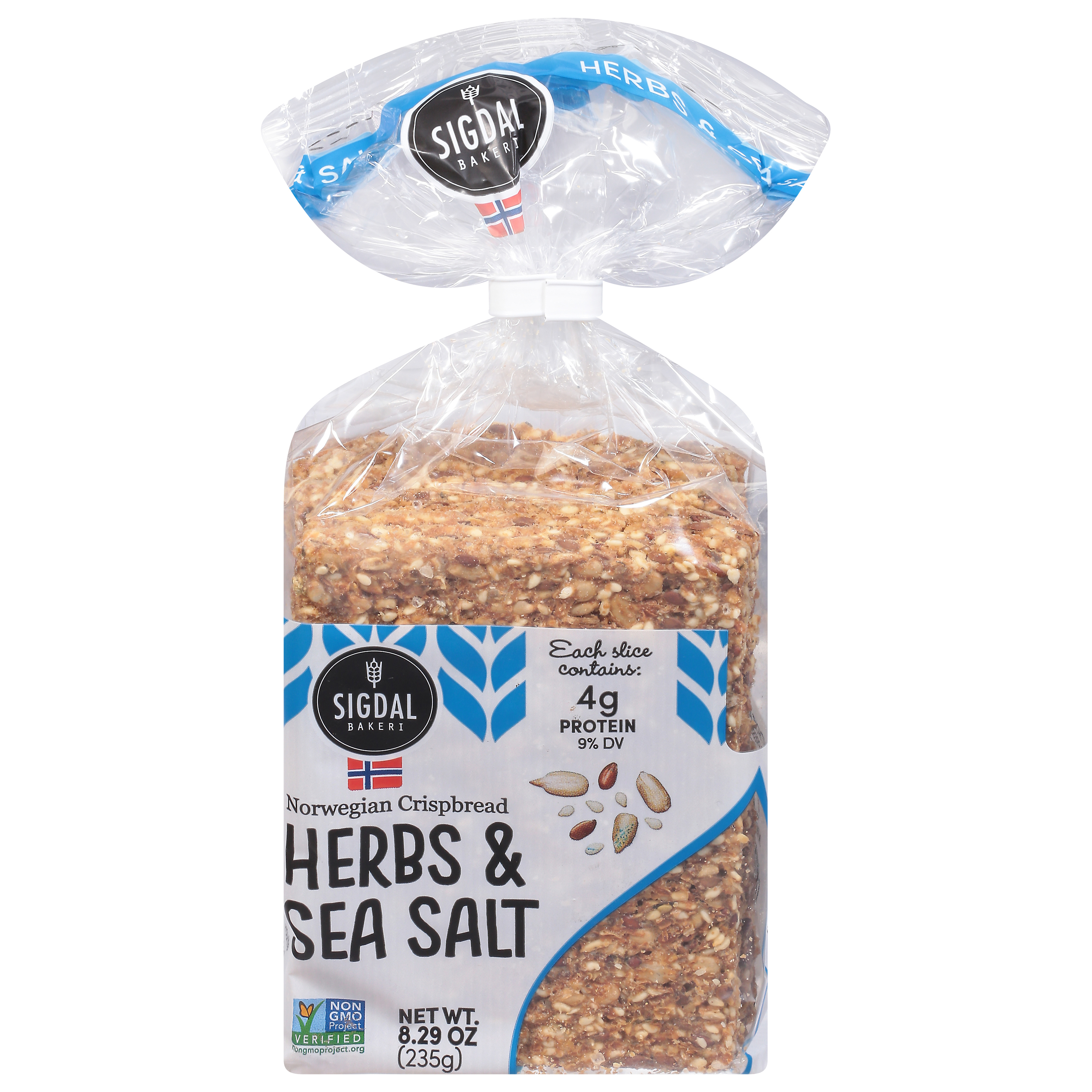 Sigdal Bakeri Norwegian Herbs & Sea Salt Crispbread