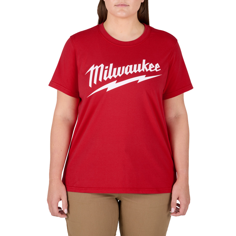 Women's GRIDIRON Logo Tee - Short Sleeve Red M