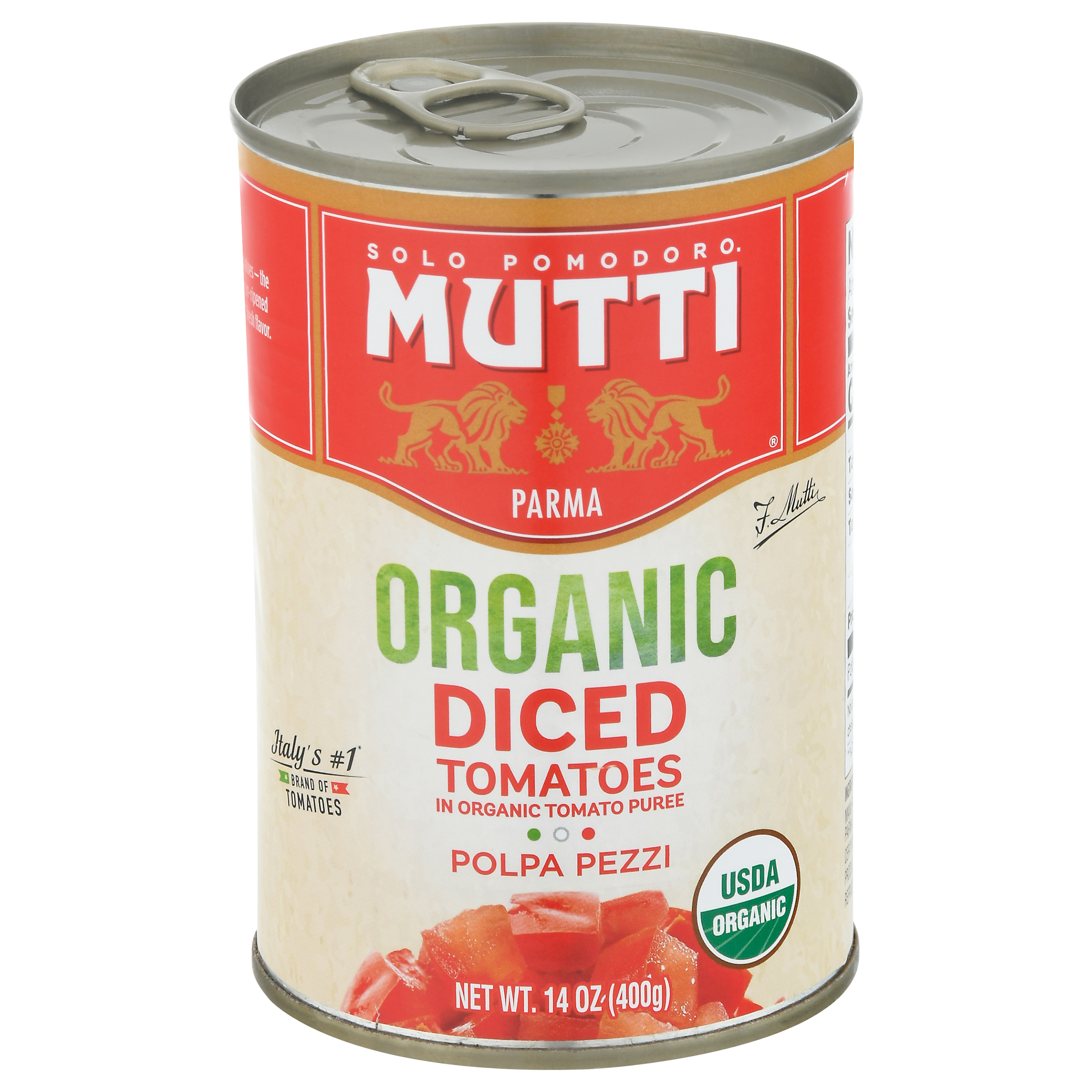 Mutti Organic Diced Tomatoes
