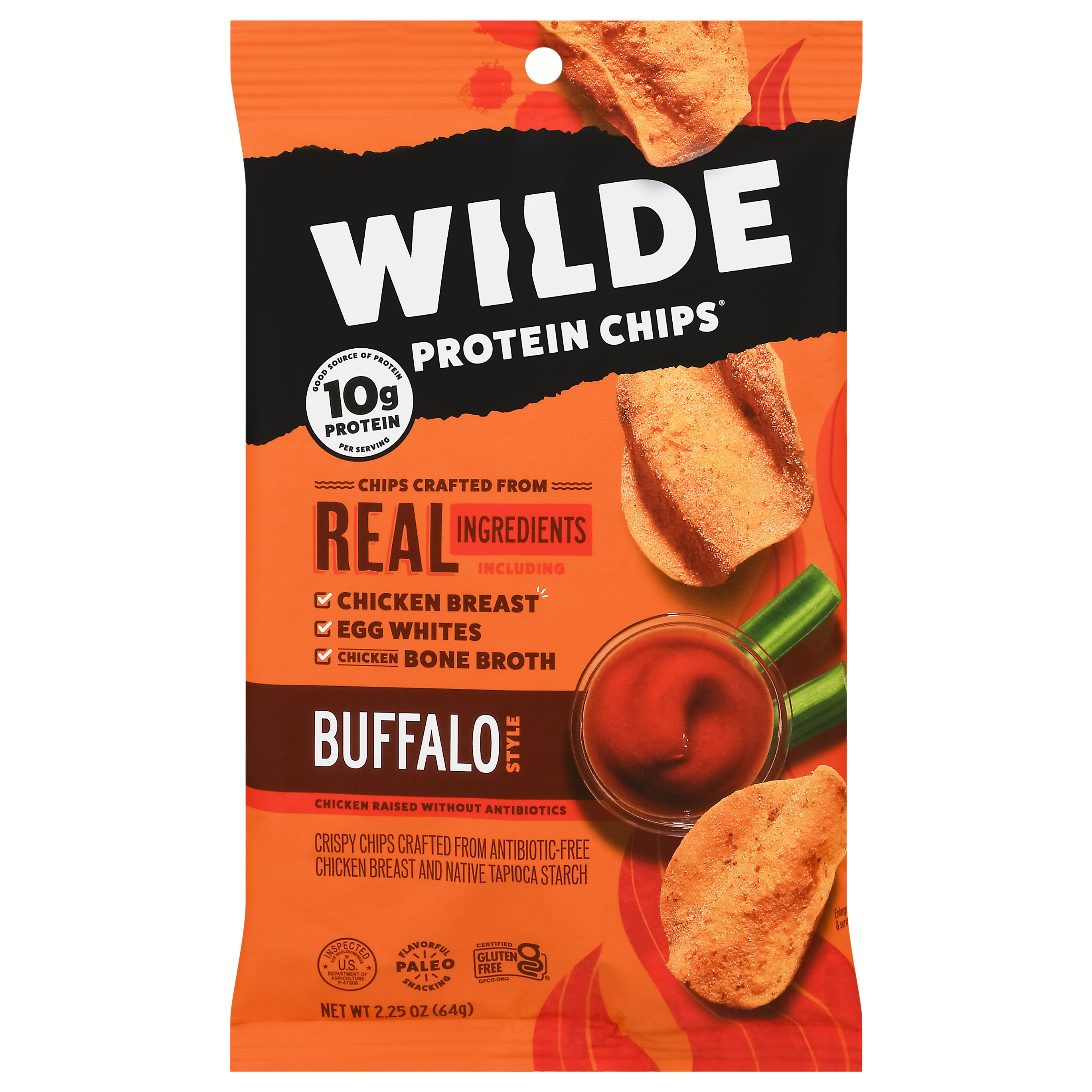 Wilde Buffalo Style Protein Chips