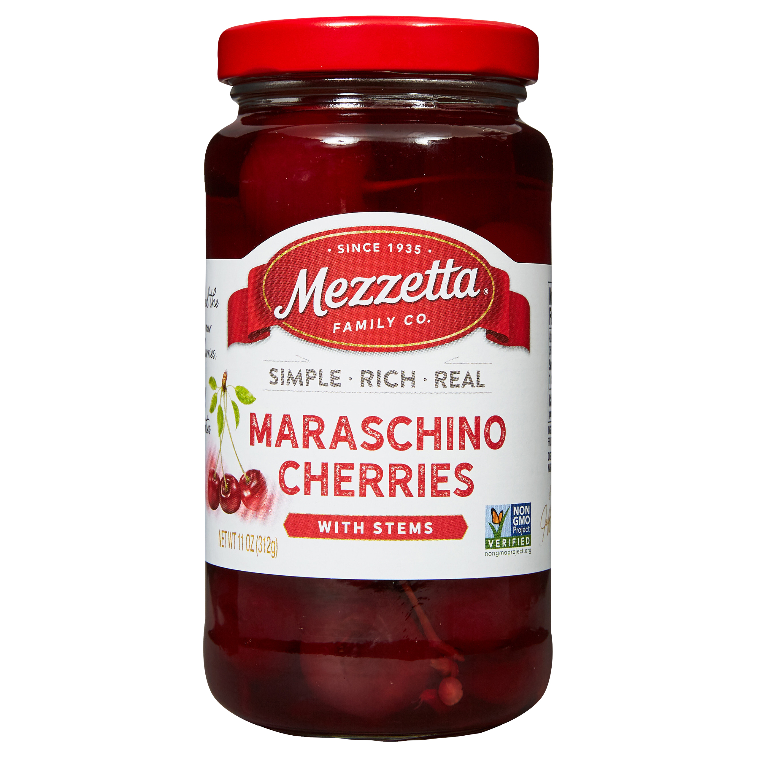 Mezzetta Maraschino Cherries With Stems,