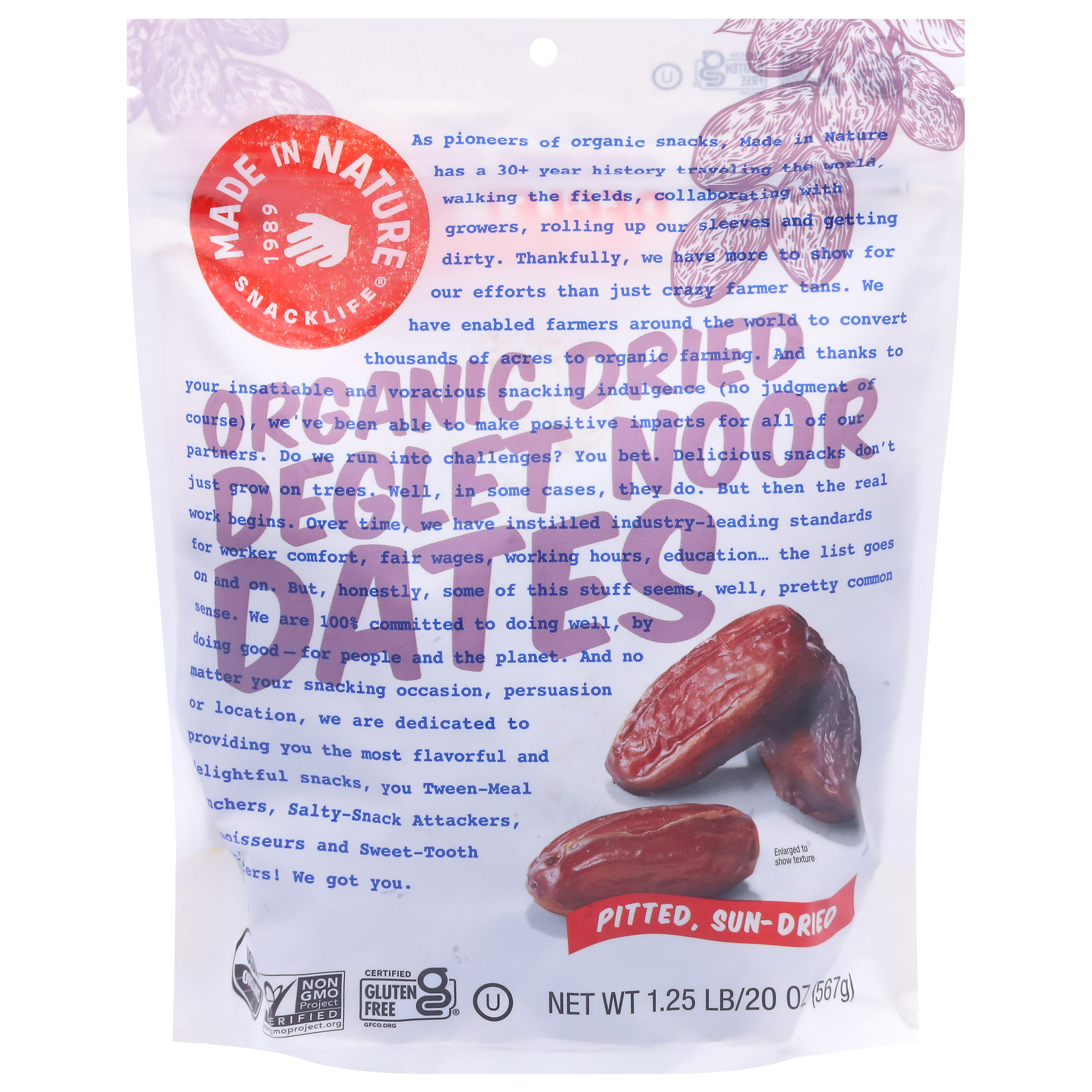 Made in Nature Organic Dried Deglet Noor Dates