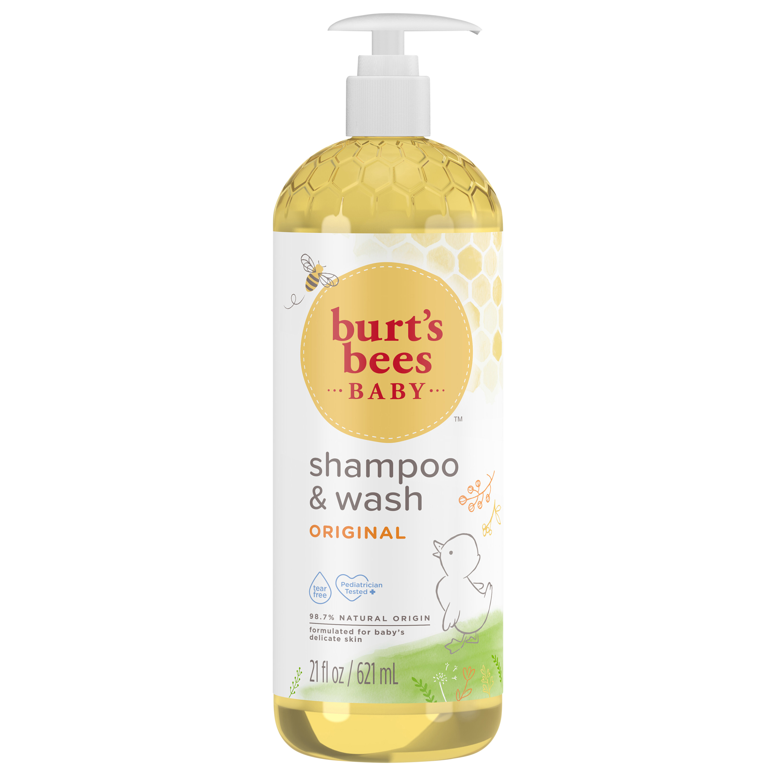 Burt's Bees Baby Shampoo & Wash, Original Tear Free Baby Soap -