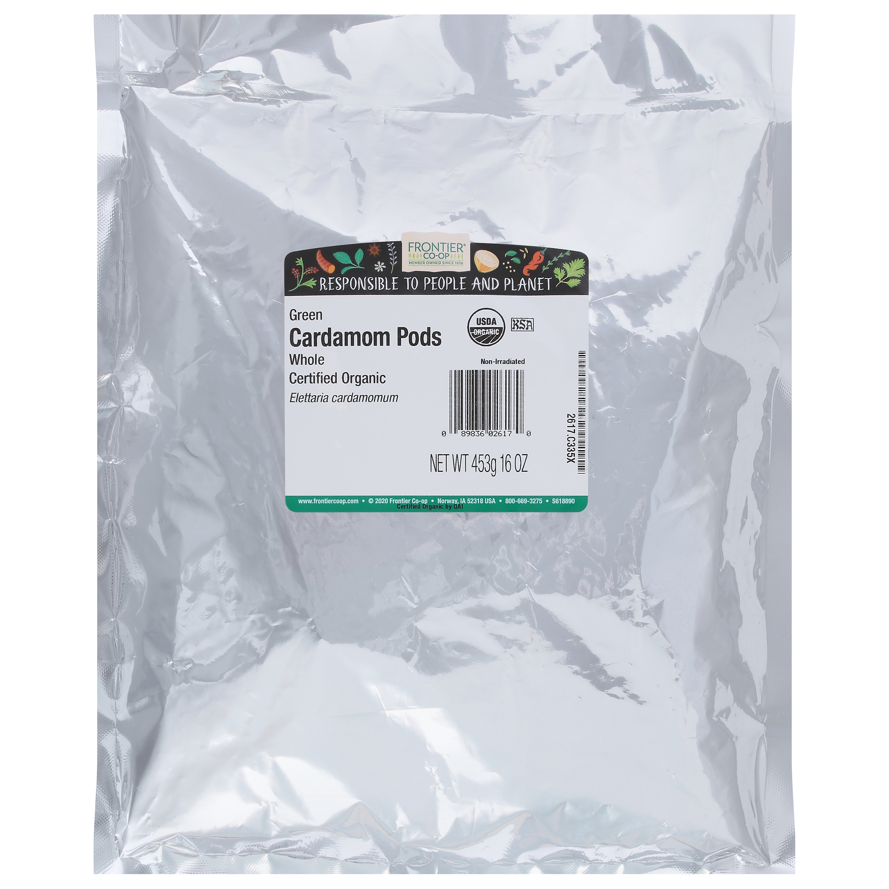 Frontier Co-op Whole Green Cardamom Pods