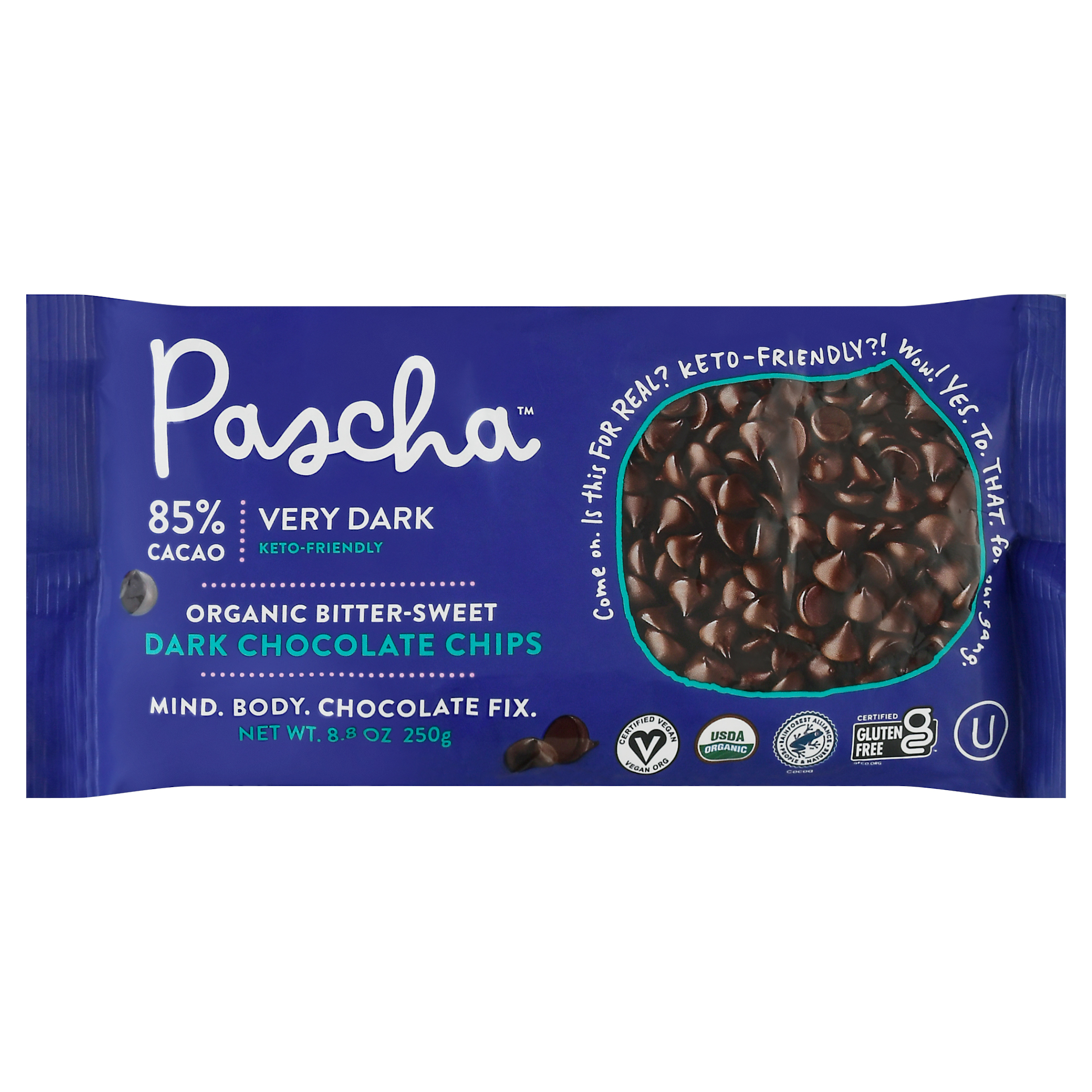 Pascha Organic Bitter-Sweet Dark Chocolate Chips