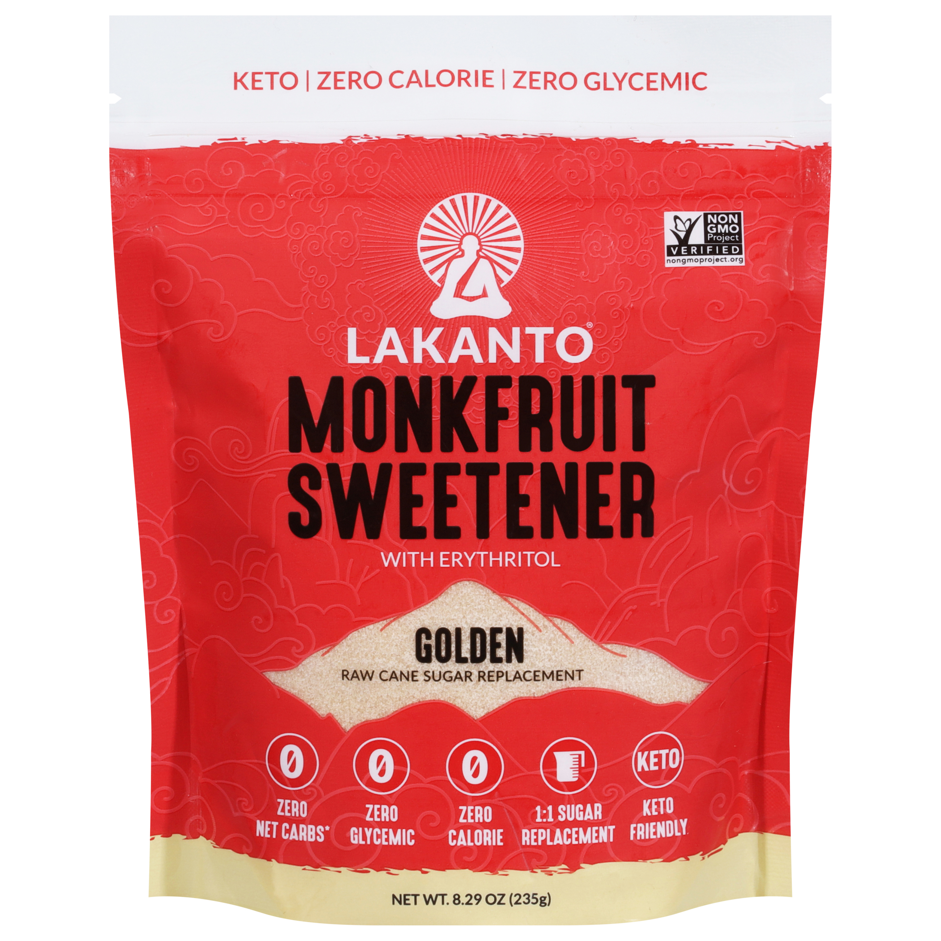 Lakanto Golden Monkfruit Sweetener with Erythritol
