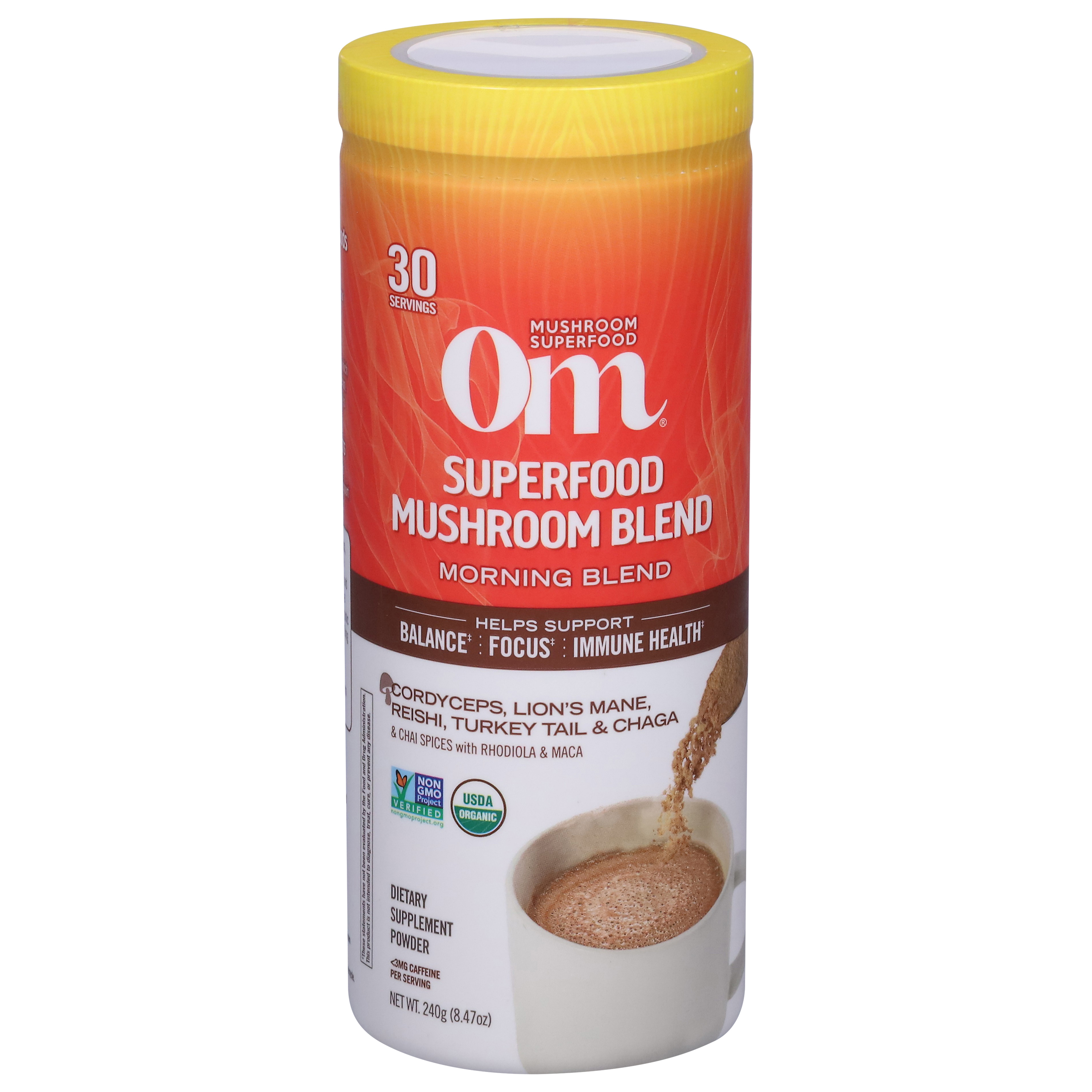 Om Superfood Morning Blend Mushroom Blend