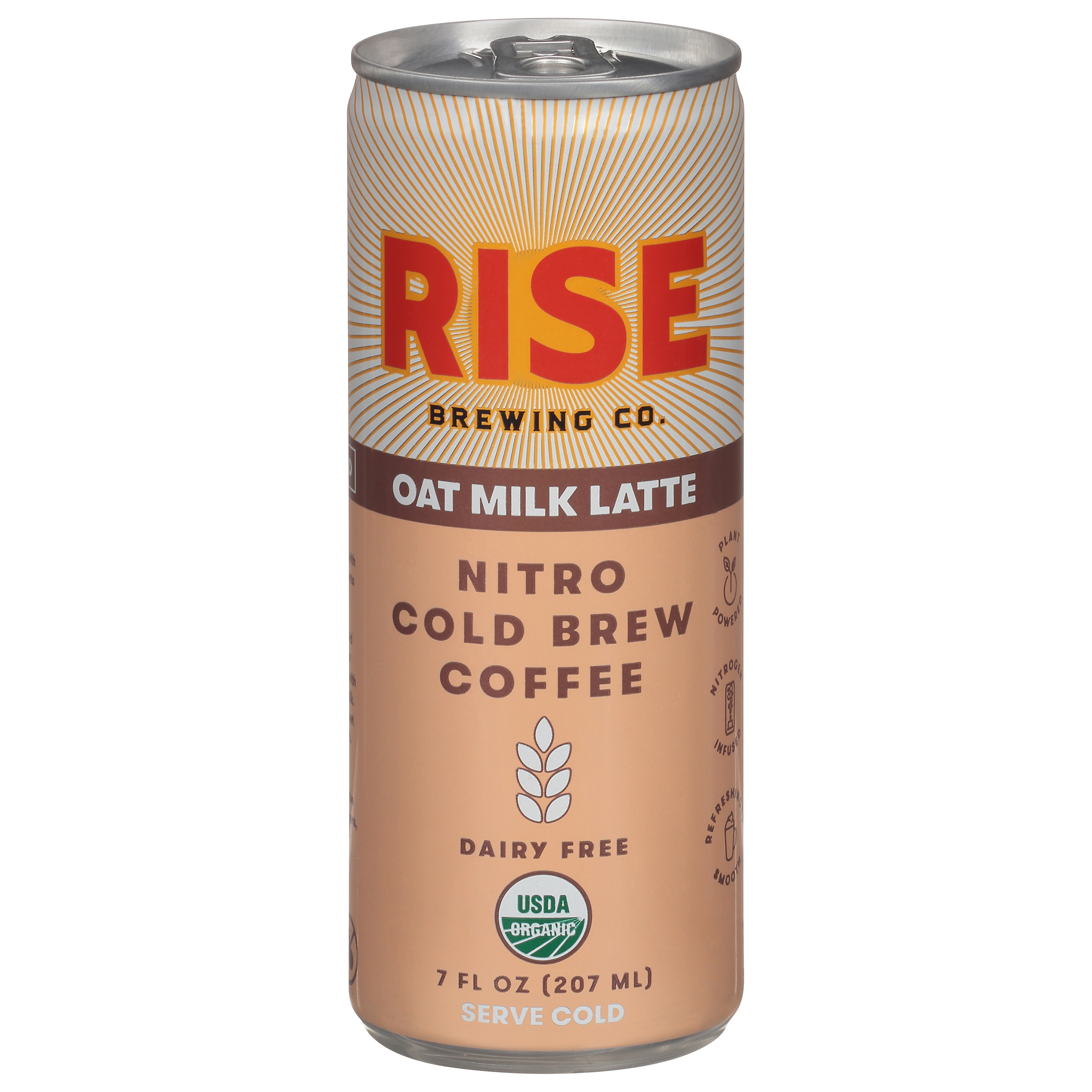 Rise Brewing Co. Dairy Free Cold Brew Nitro Oat Milk Latte Coffee