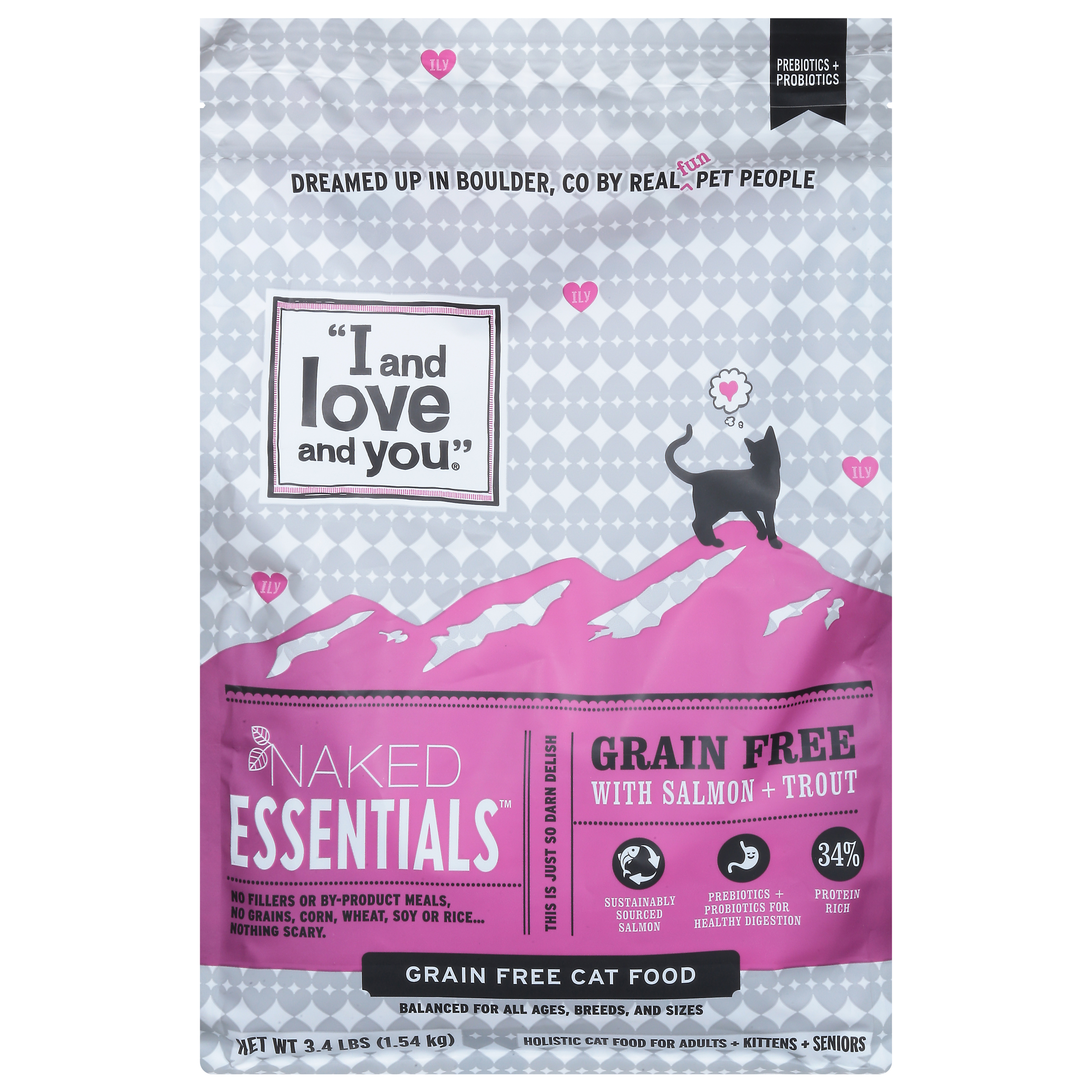 I and Love and You Naked Essentials Grain Free with Salmon + Trout Cat Food