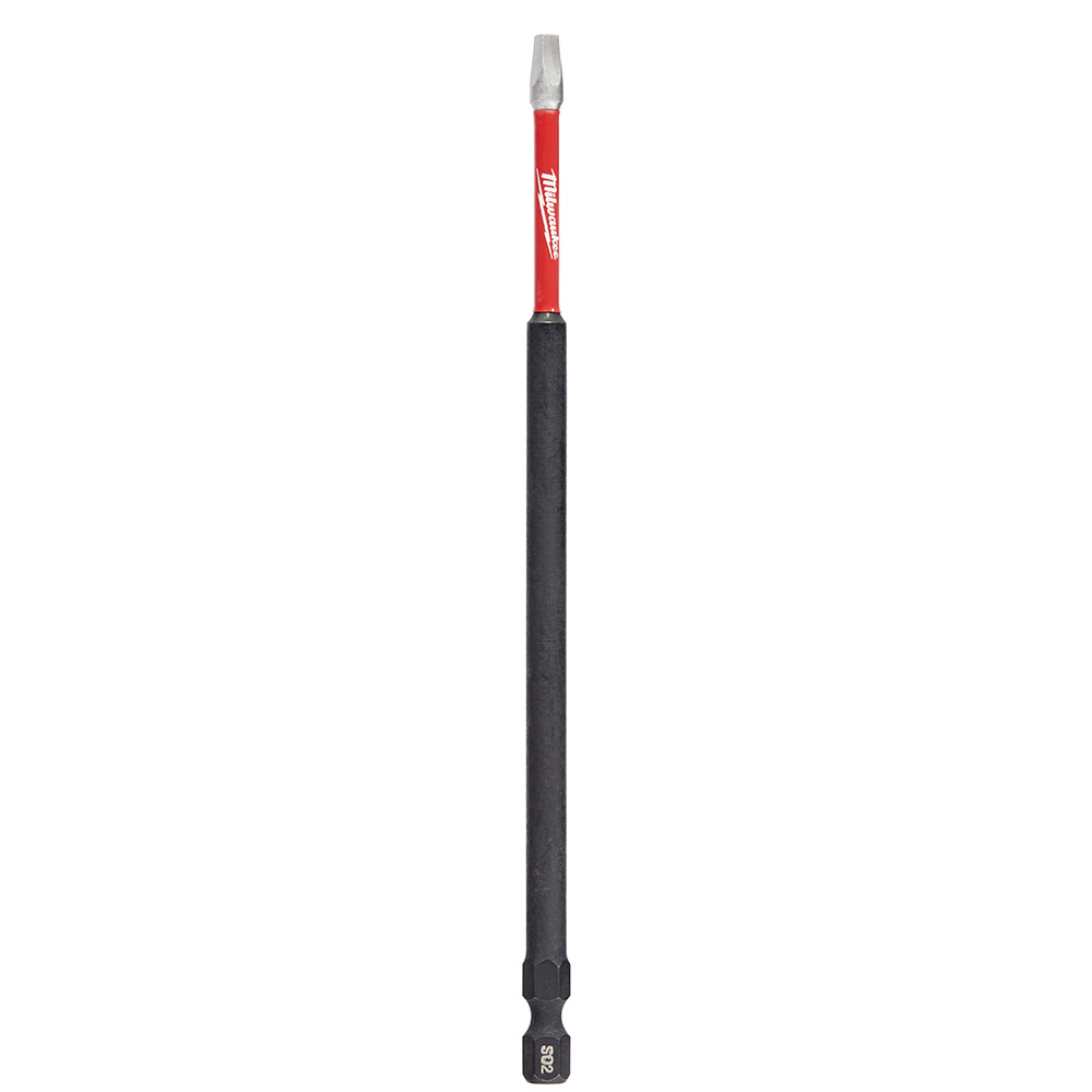 SHOCKWAVE 6" Impact Square Recess #2 Power Bits (Bulk 10)