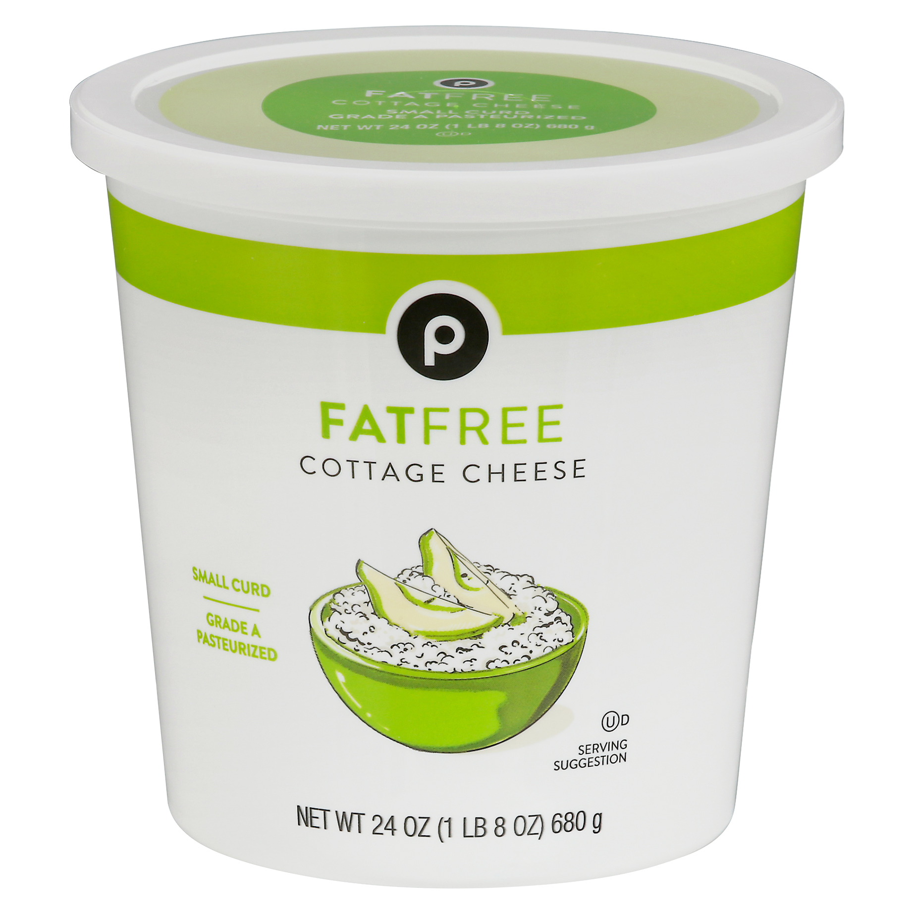 Publix Fat Free Small Curd Cottage Cheese 24 oz