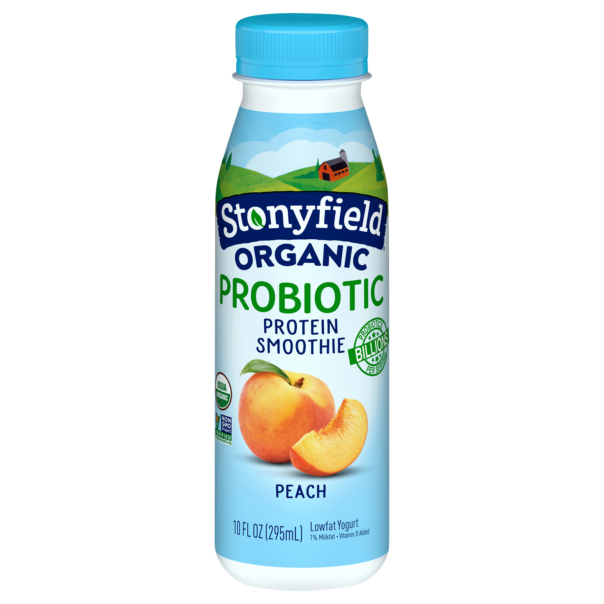 Stonyfield Organic Probiotic Peach Smoothie