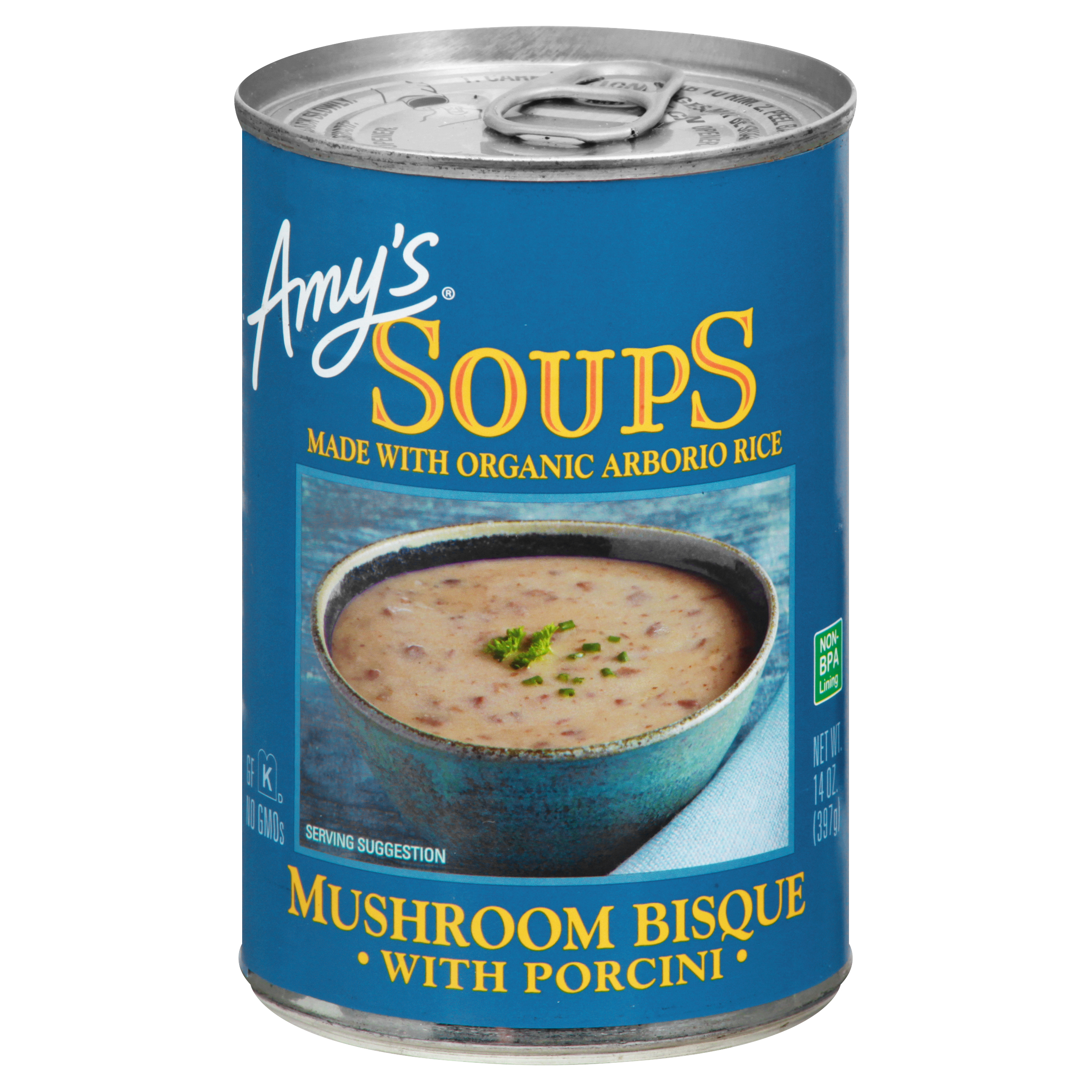 Amy's Mushroom Bisque with Porcini Soup